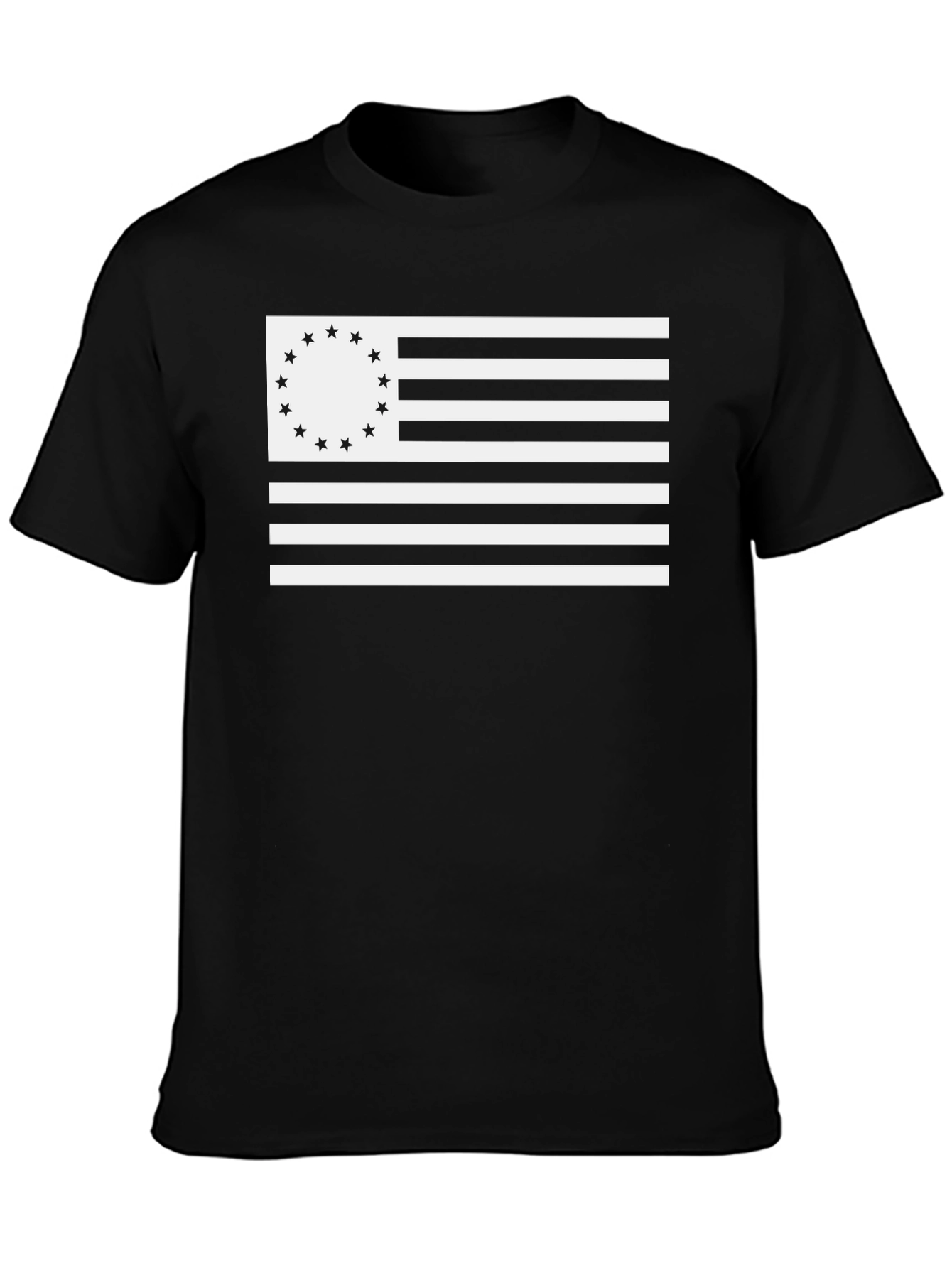 Betsy Ross Flag T-Shirt - Black