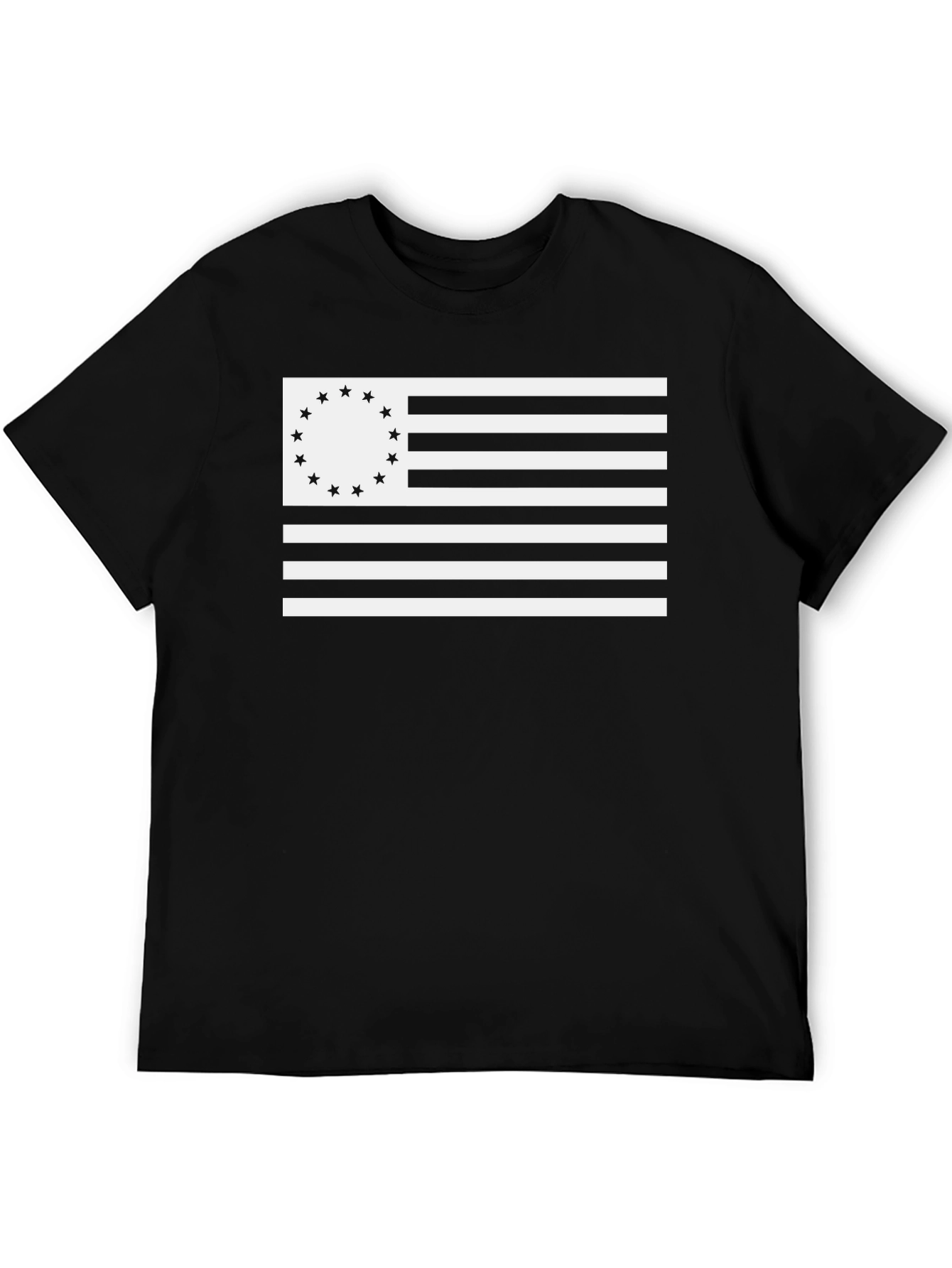 Betsy Ross Flag T-Shirt - Black
