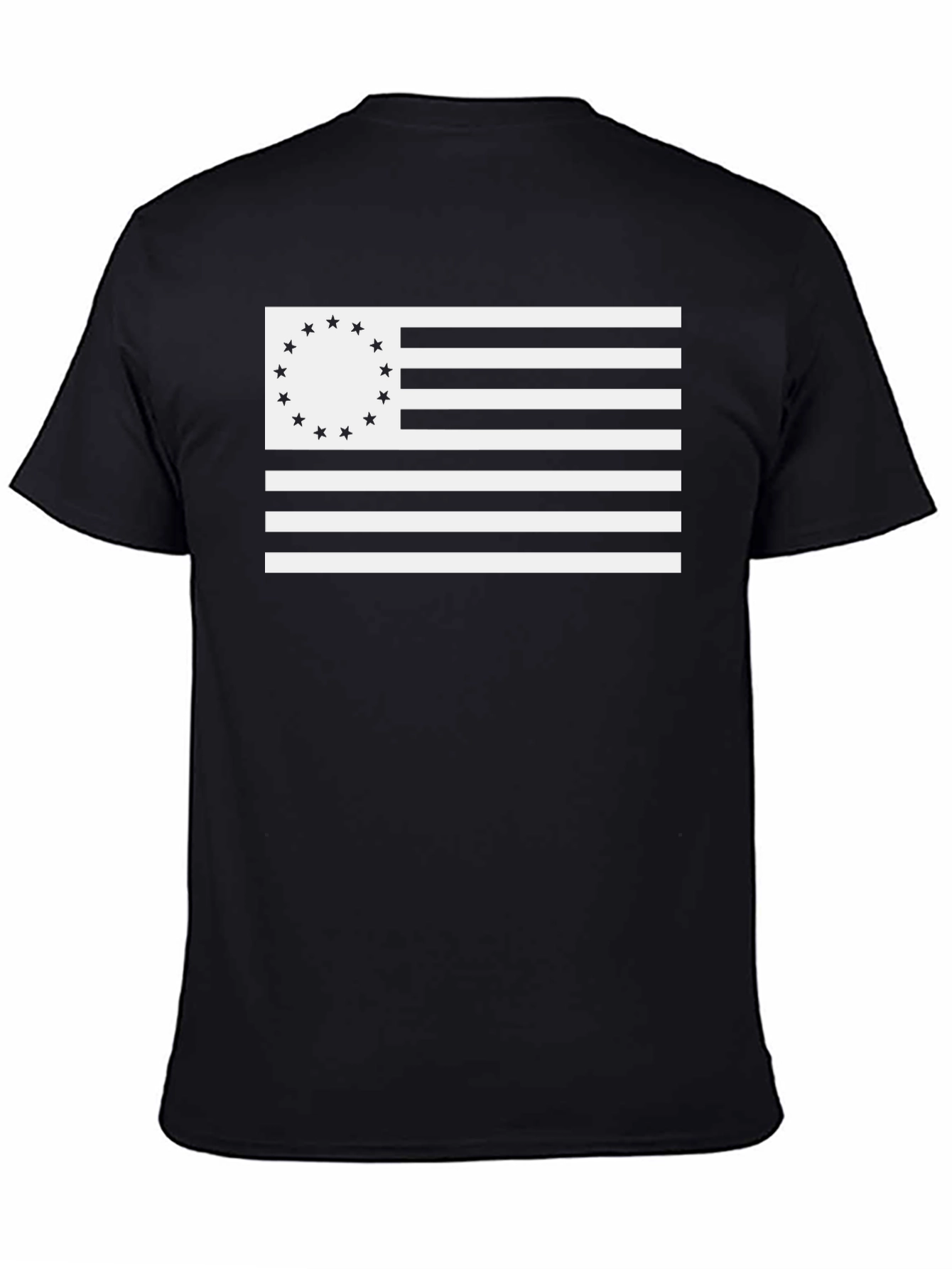 Betsy Ross Flag T-Shirt - Black