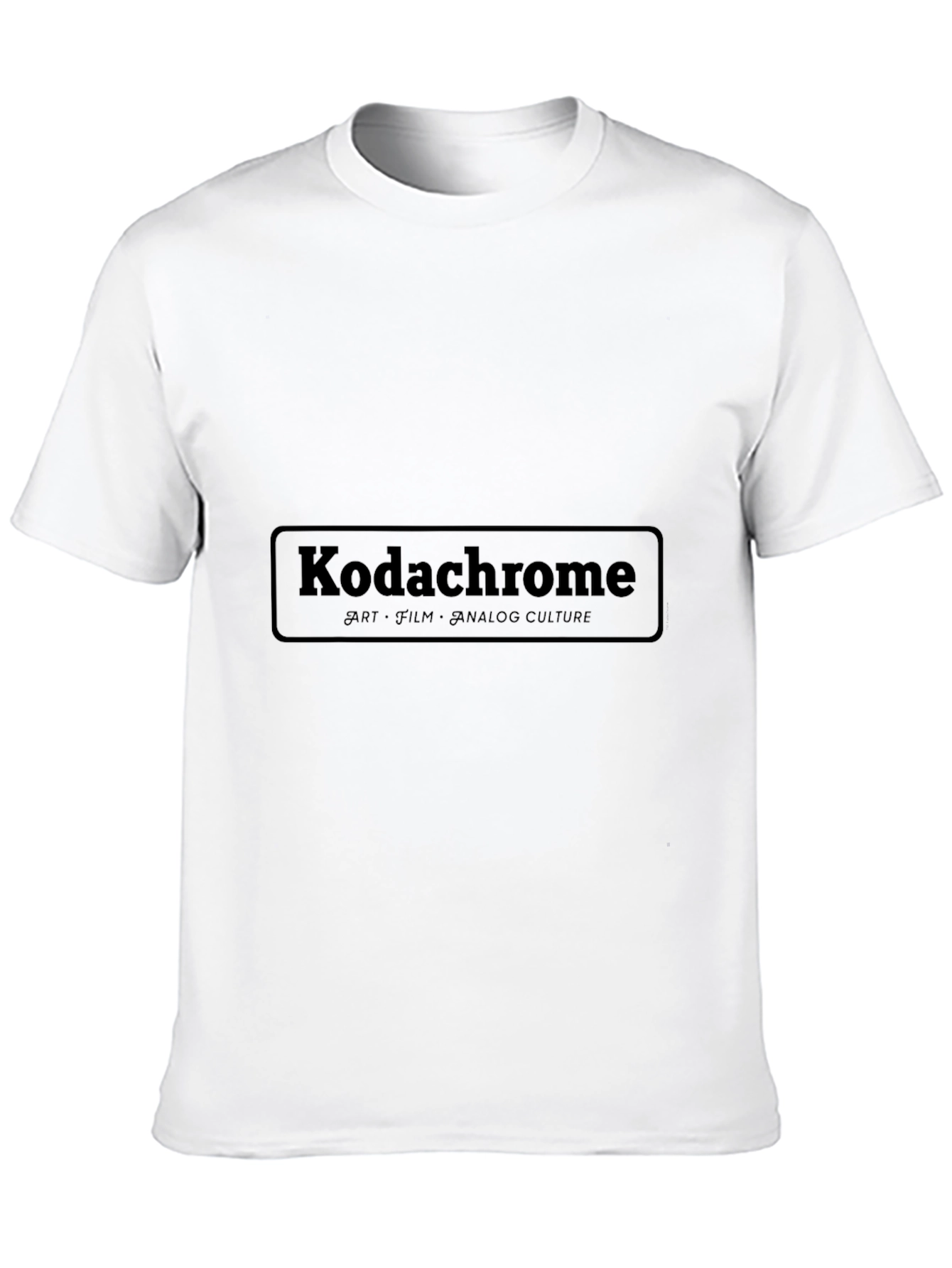 Kodachrome Retro Film Black T-Shirt