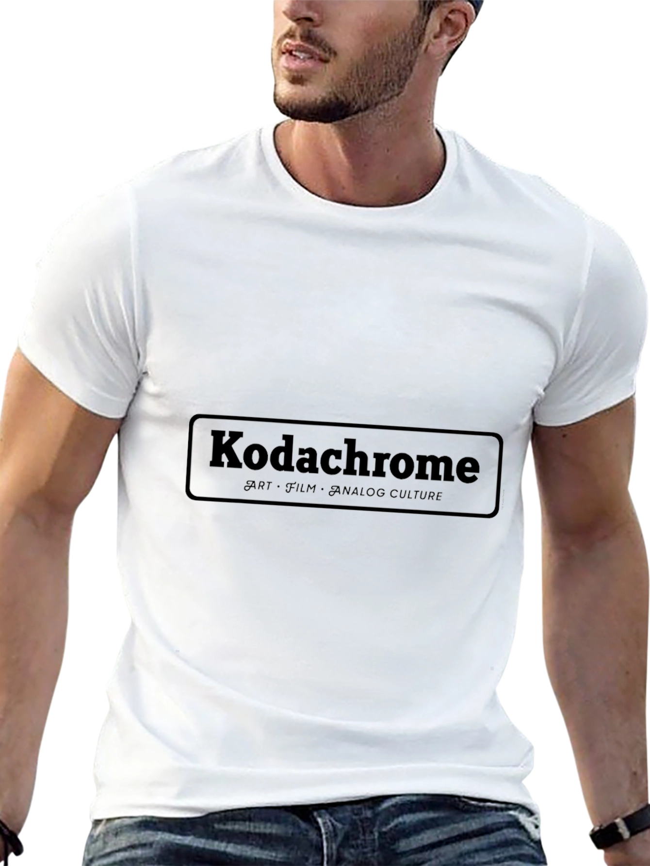 Kodachrome Retro Film Black T-Shirt