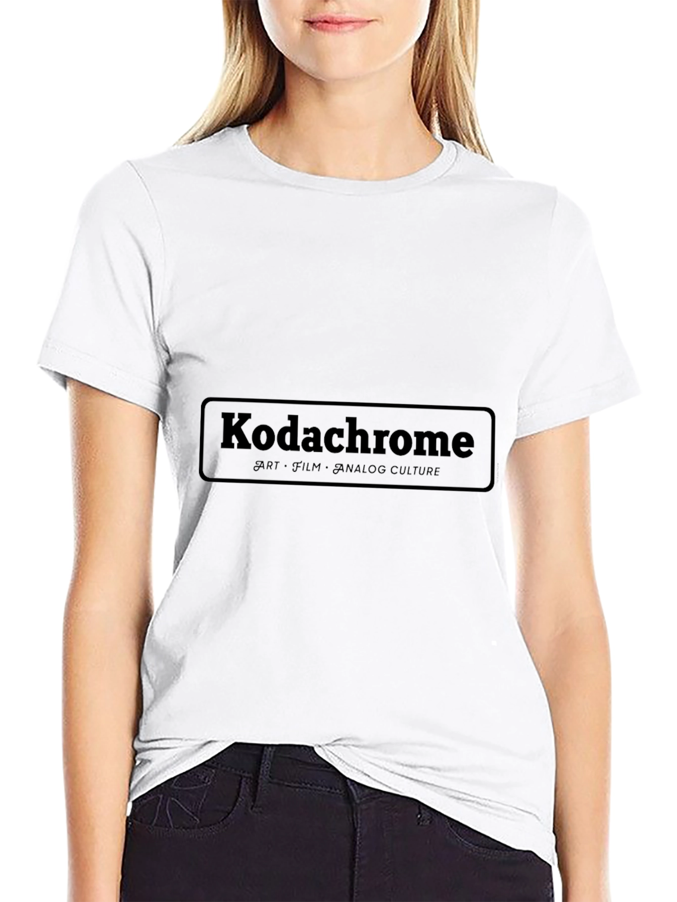 Kodachrome Retro Film Black T-Shirt