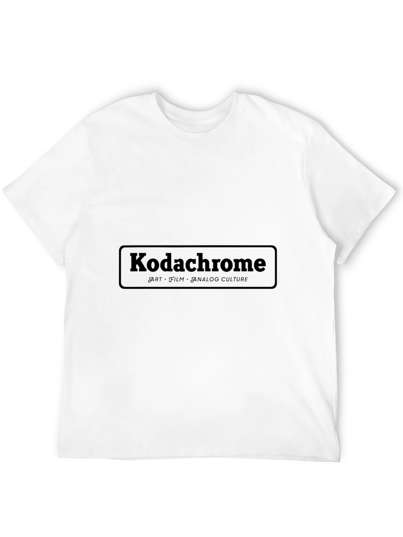 Kodachrome Retro Film Black T-Shirt