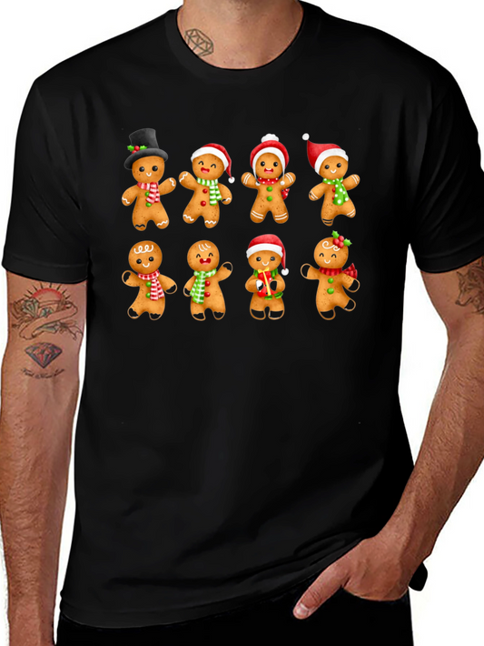 Gingerbread Man Holiday Graphic T-Shirt