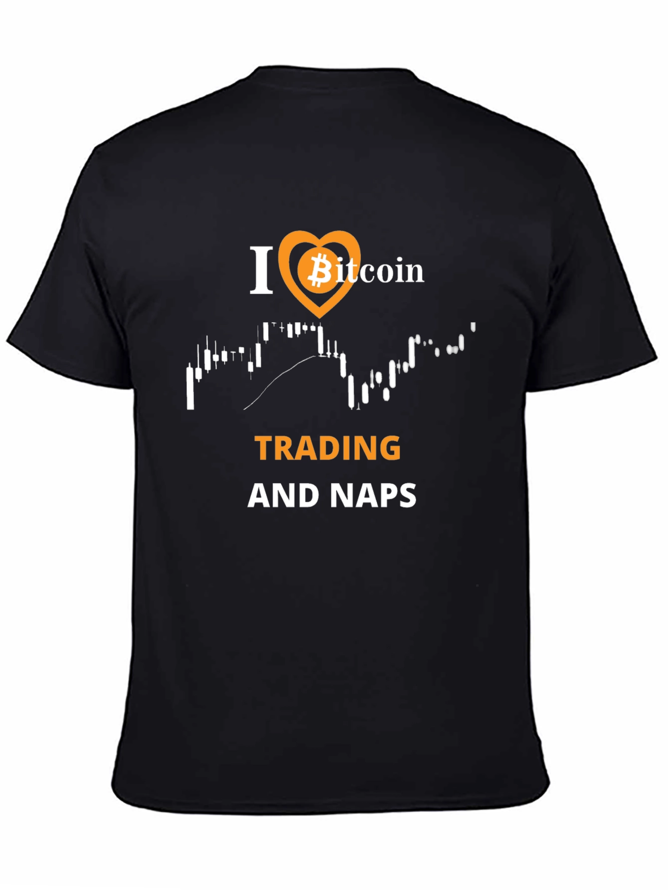 Bitcoin Trading and Naps Black T-Shirt