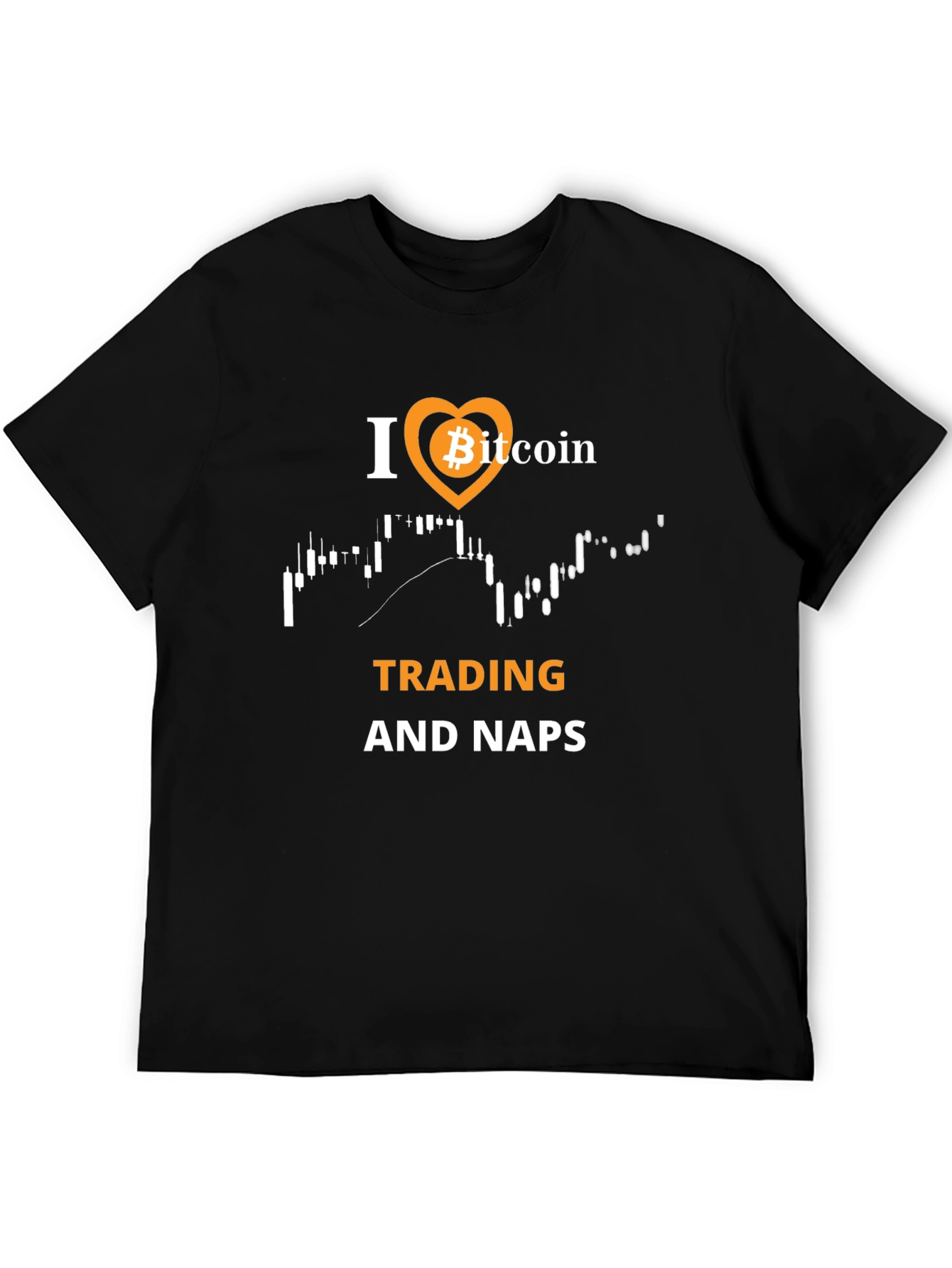 Bitcoin Trading and Naps Black T-Shirt