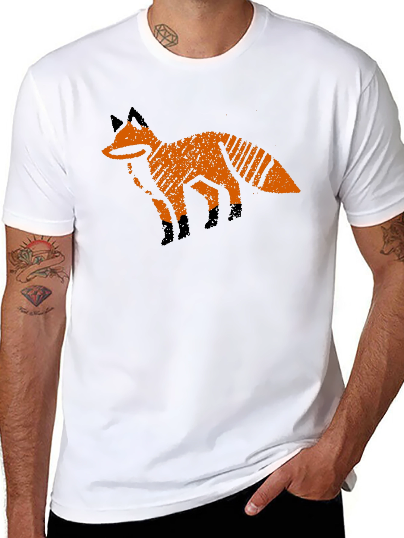 Fox Graphic T-Shirt - Casual Comfort