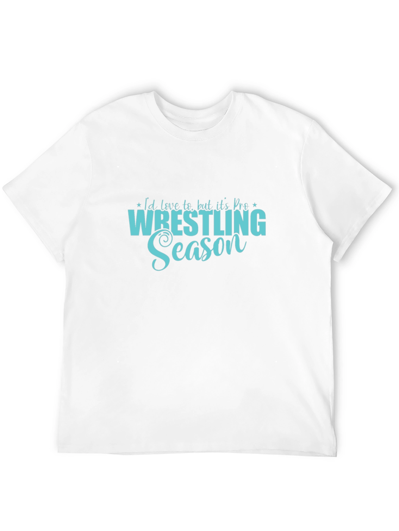 Wrestling Season Tee - Black Cotton Shirt