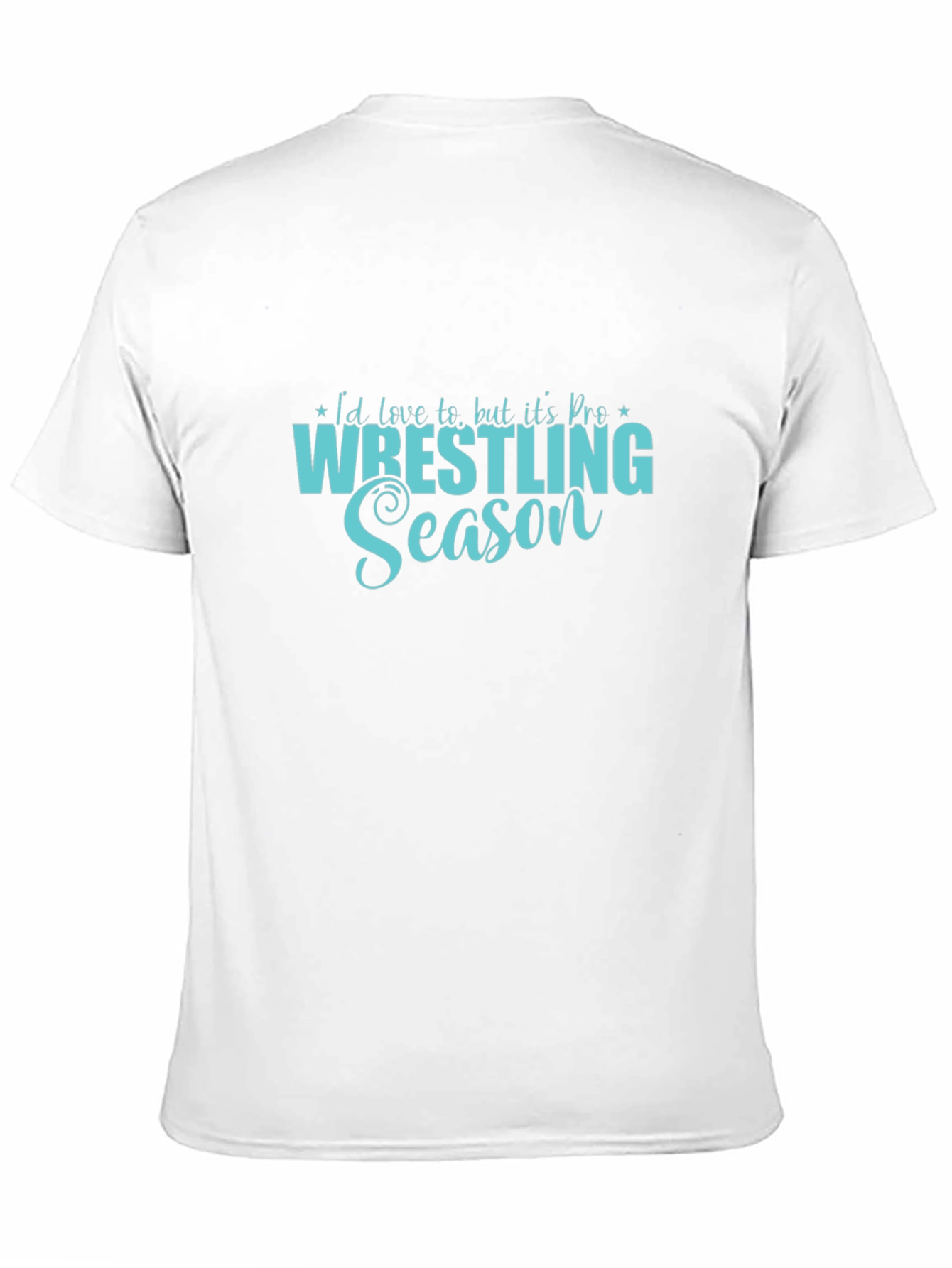 Wrestling Season Tee - Black Cotton Shirt