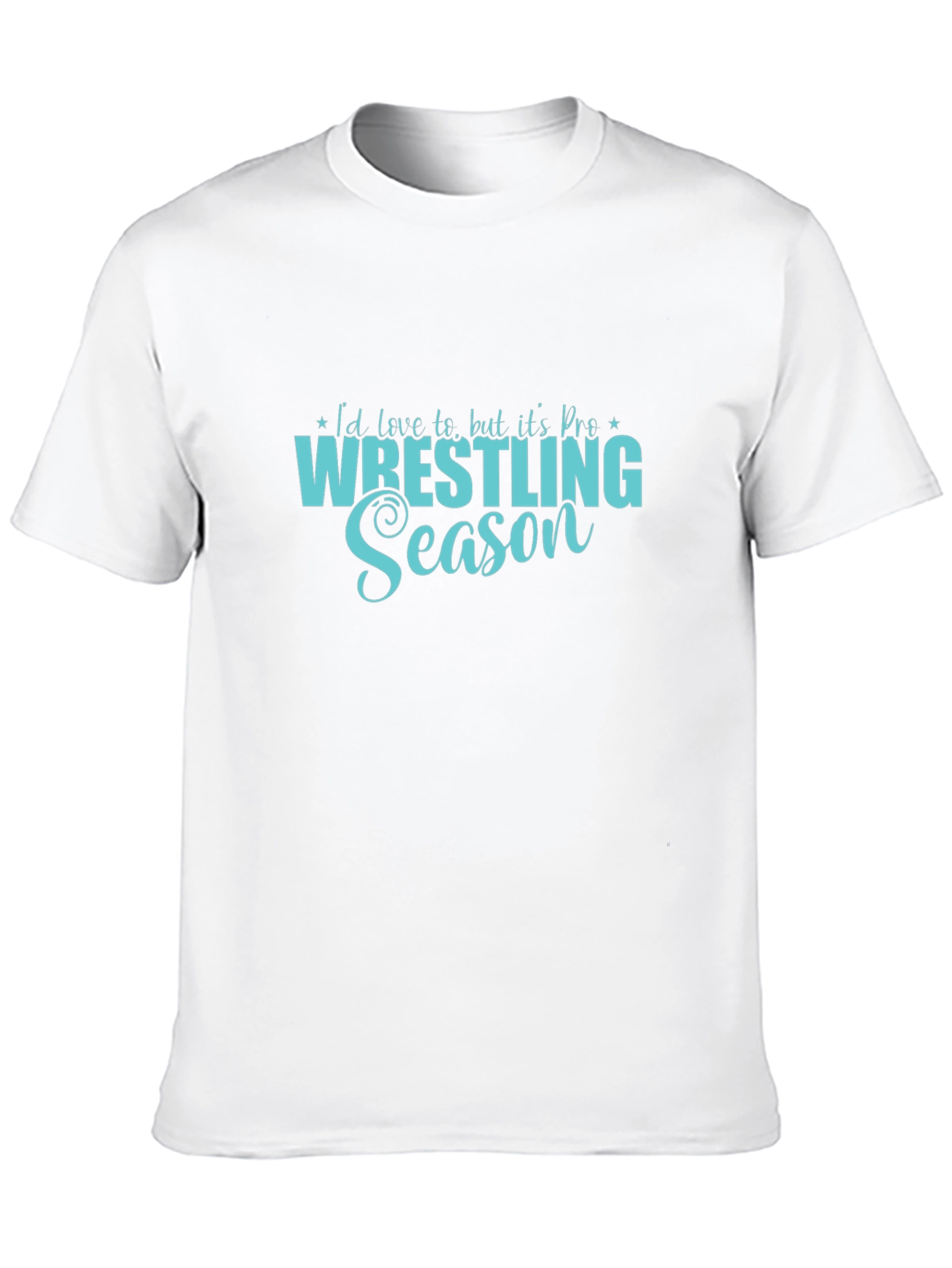 Wrestling Season Tee - Black Cotton Shirt