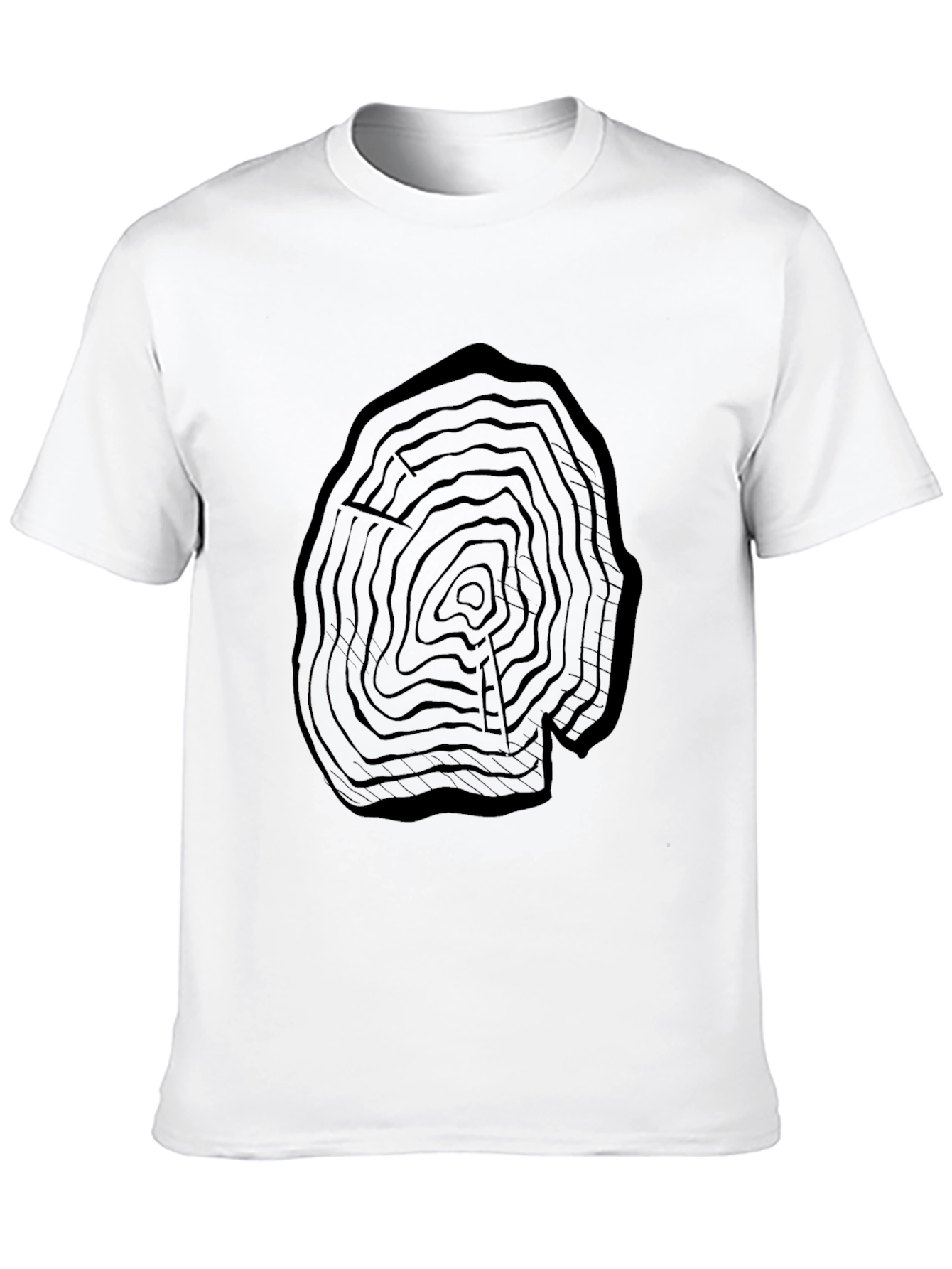 Tree Ring Graphic T-Shirt - Nature Inspired Tee