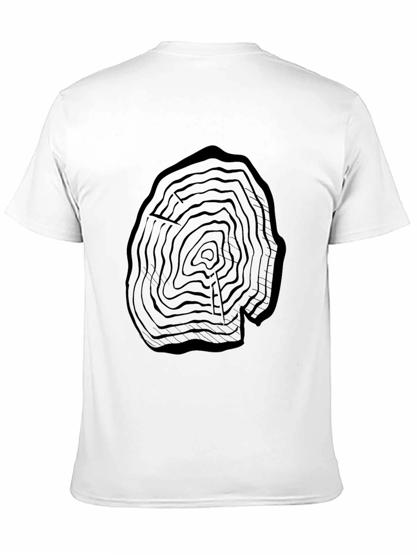 Tree Ring Graphic T-Shirt - Nature Inspired Tee