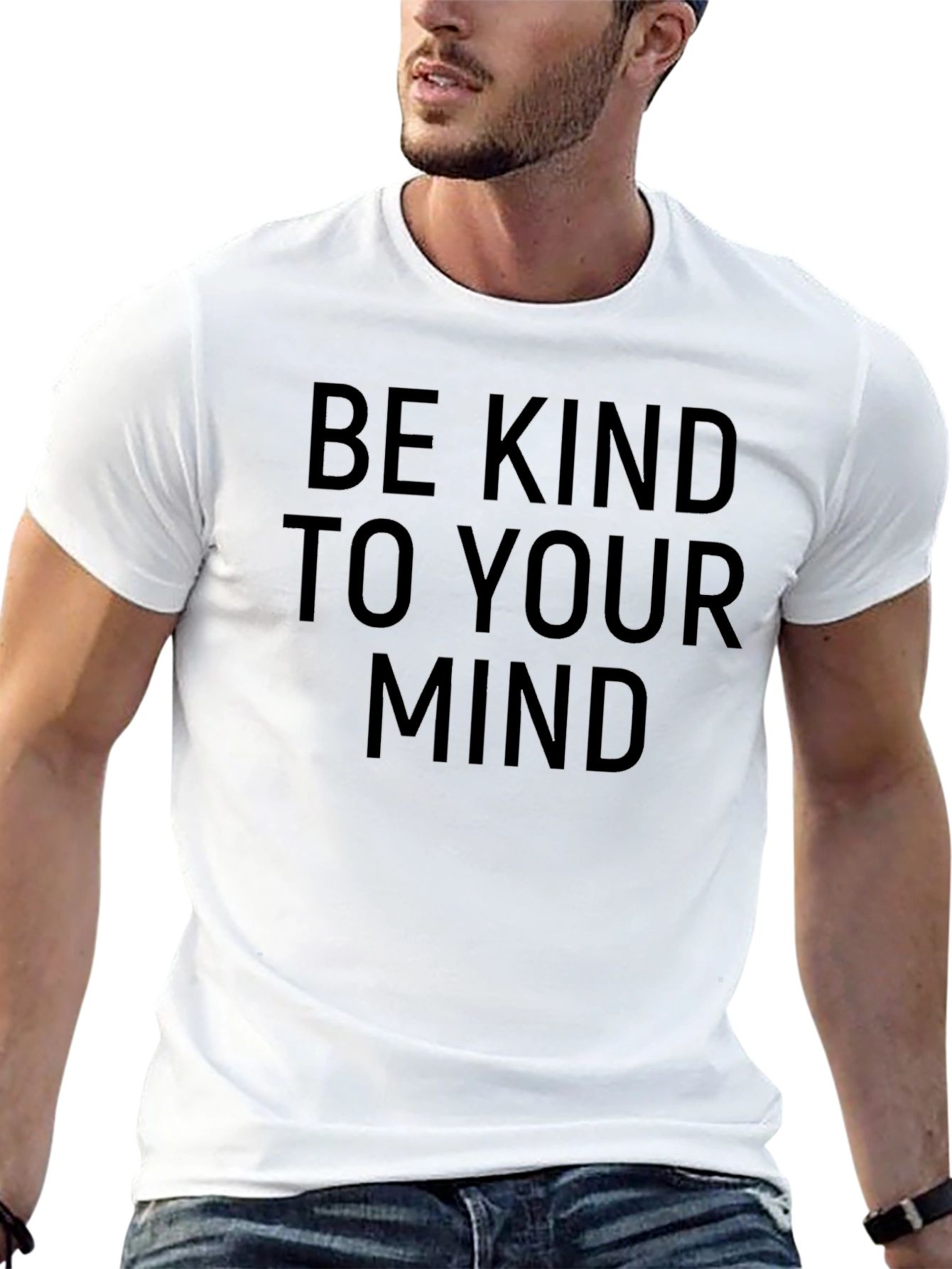 Be Kind To Your Mind Black Graphic Tee