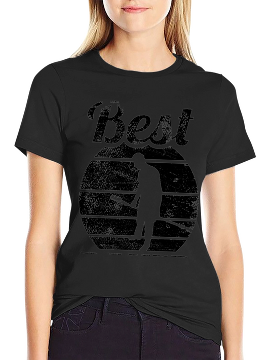 Best Curling Ever! Mens Black T-Shirt