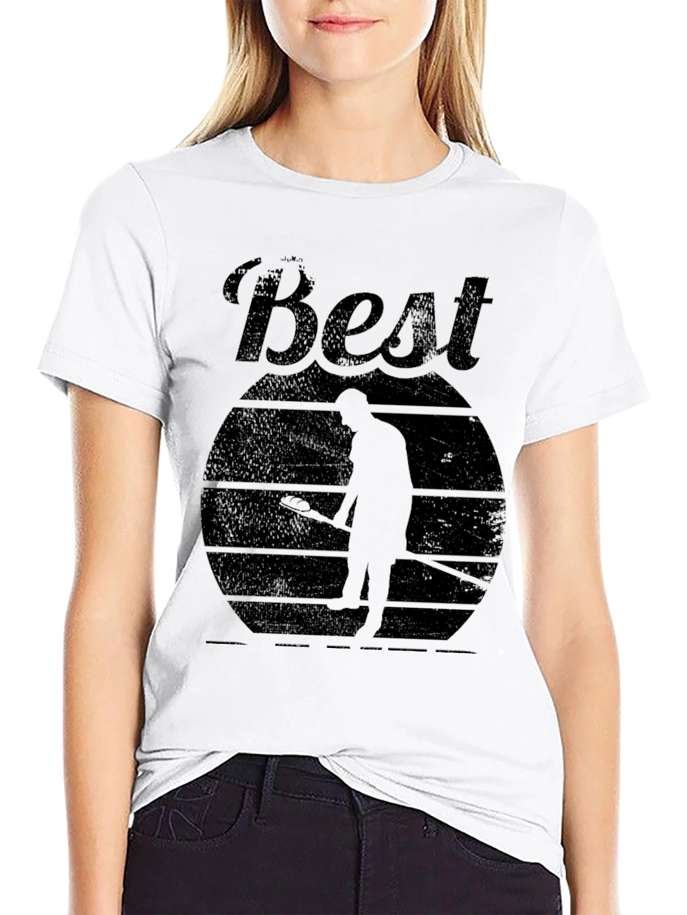 Best Curling Ever! Mens Black T-Shirt