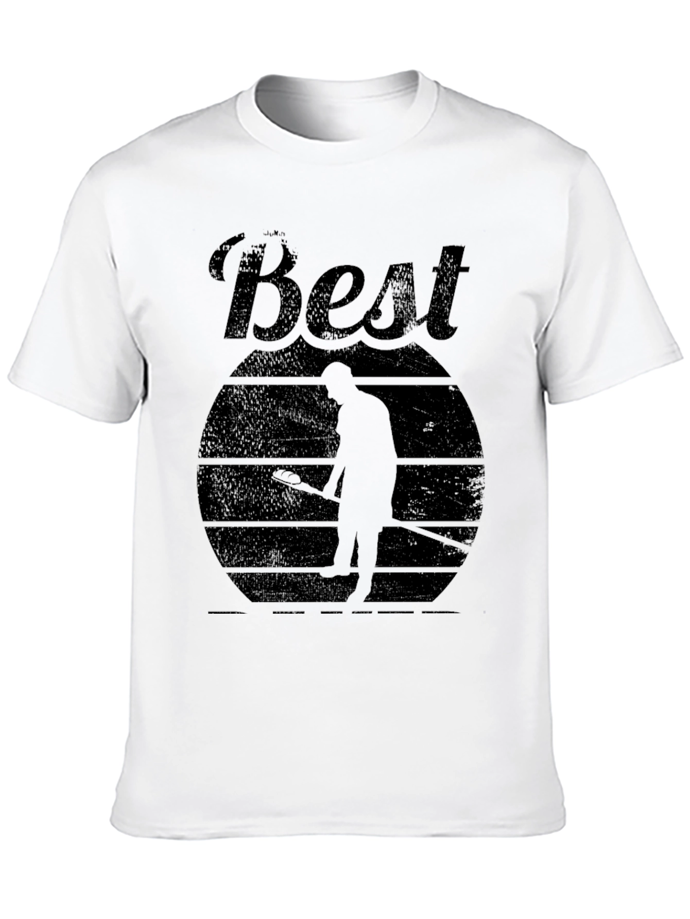 Best Curling Ever! Mens Black T-Shirt