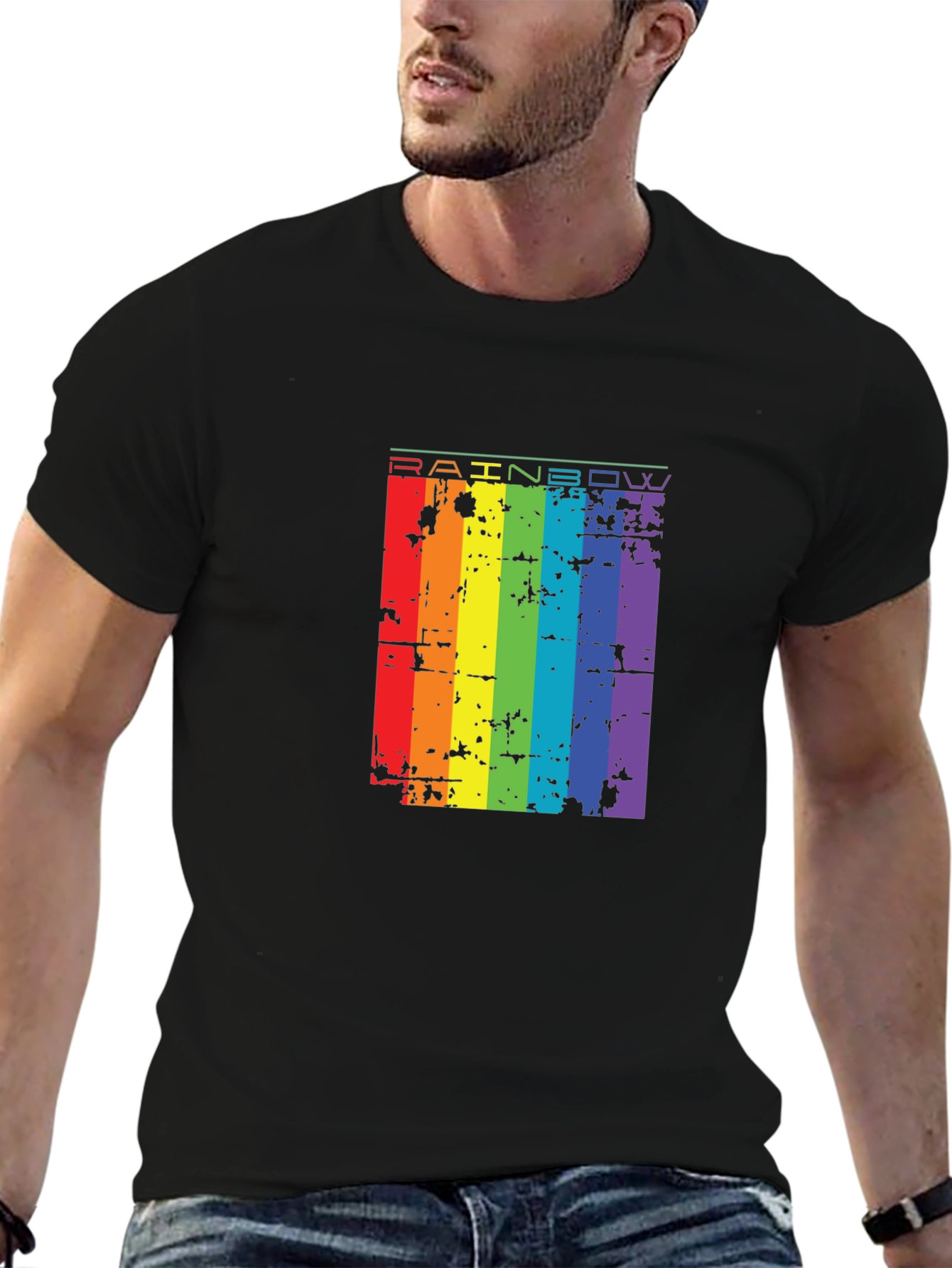 Rainbow Graphic T-Shirt - Pride LGBTQ Tee