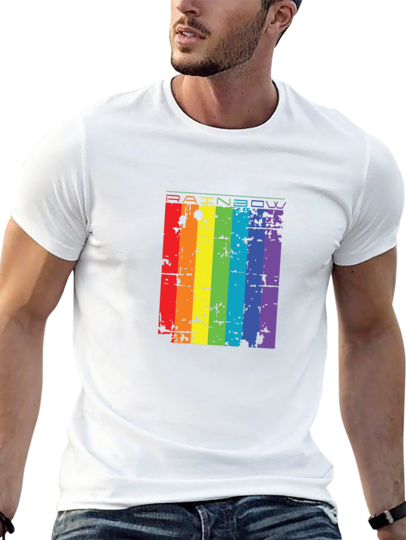 Rainbow Graphic T-Shirt - Pride LGBTQ Tee