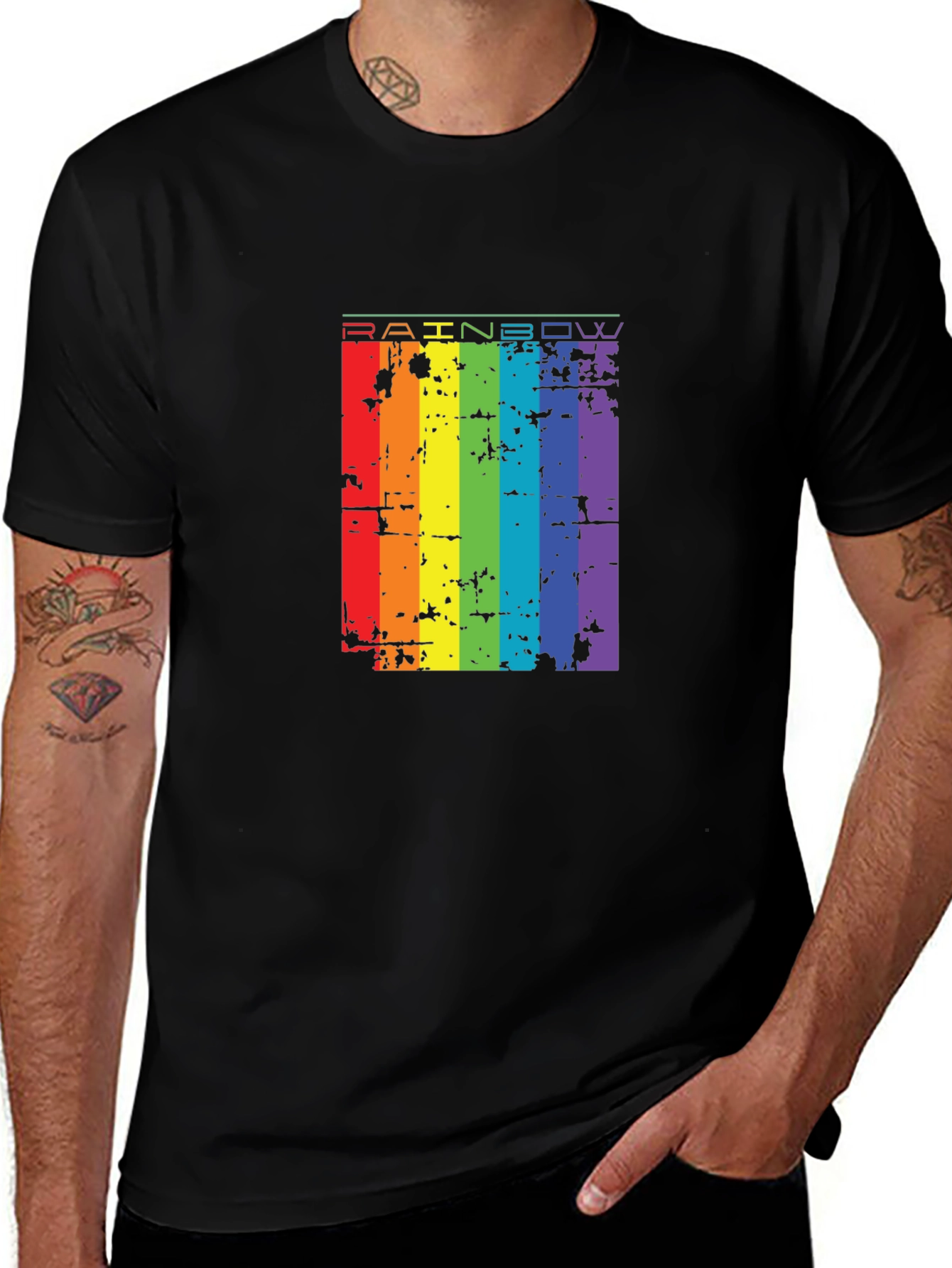 Rainbow Graphic T-Shirt - Pride LGBTQ Tee