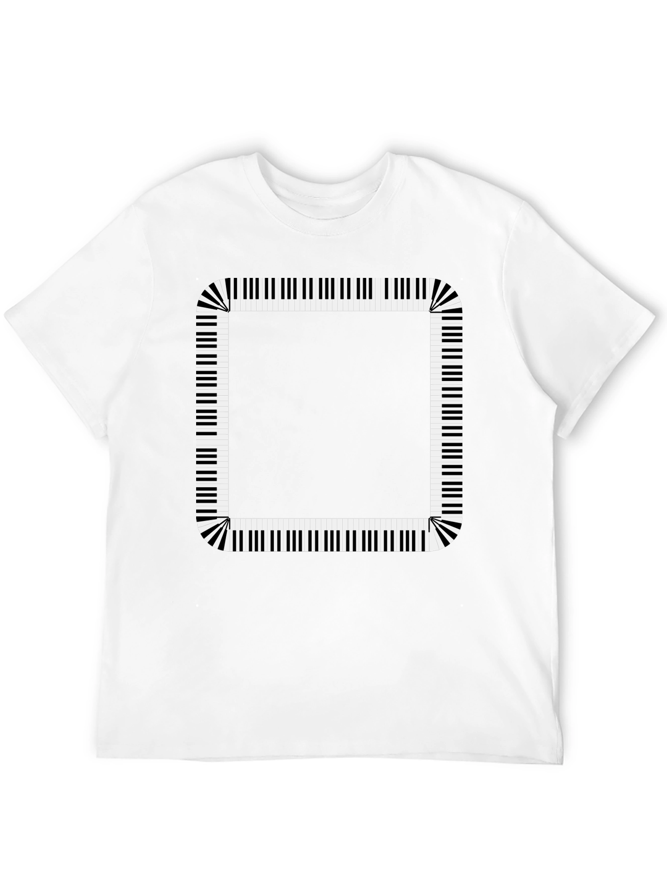 Piano Keys Border Graphic Tee