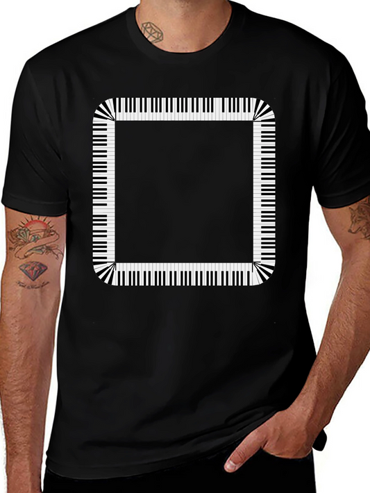 Piano Keys Border Graphic Tee