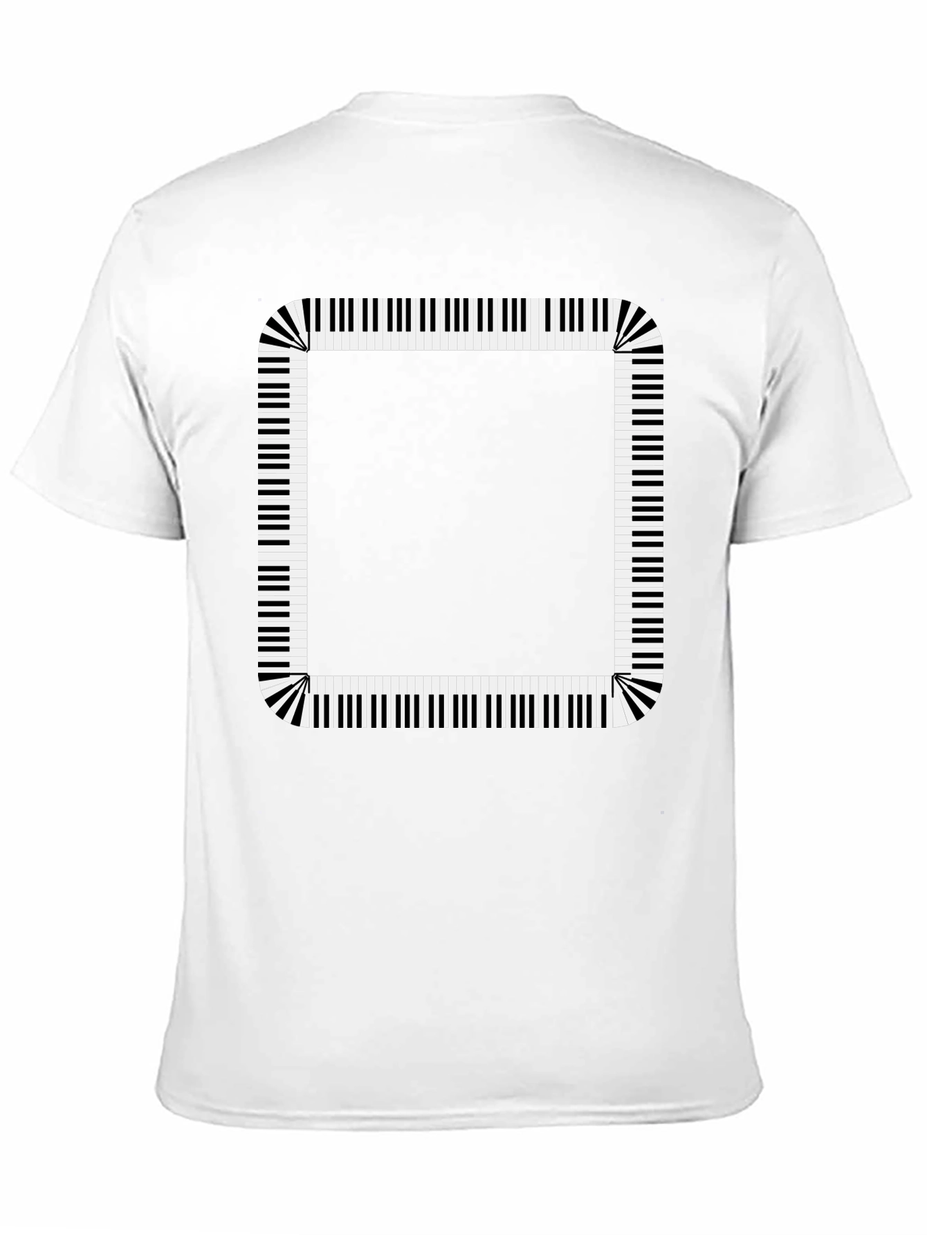 Piano Keys Border Graphic Tee