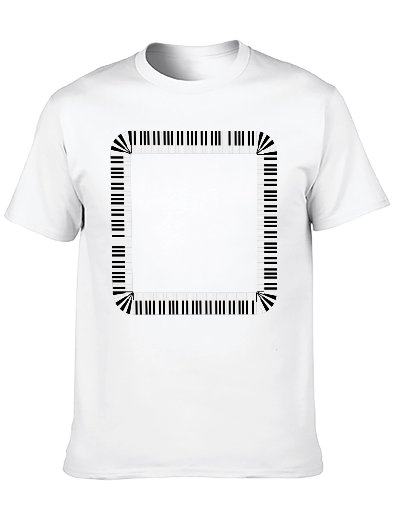 Piano Keys Border Graphic Tee