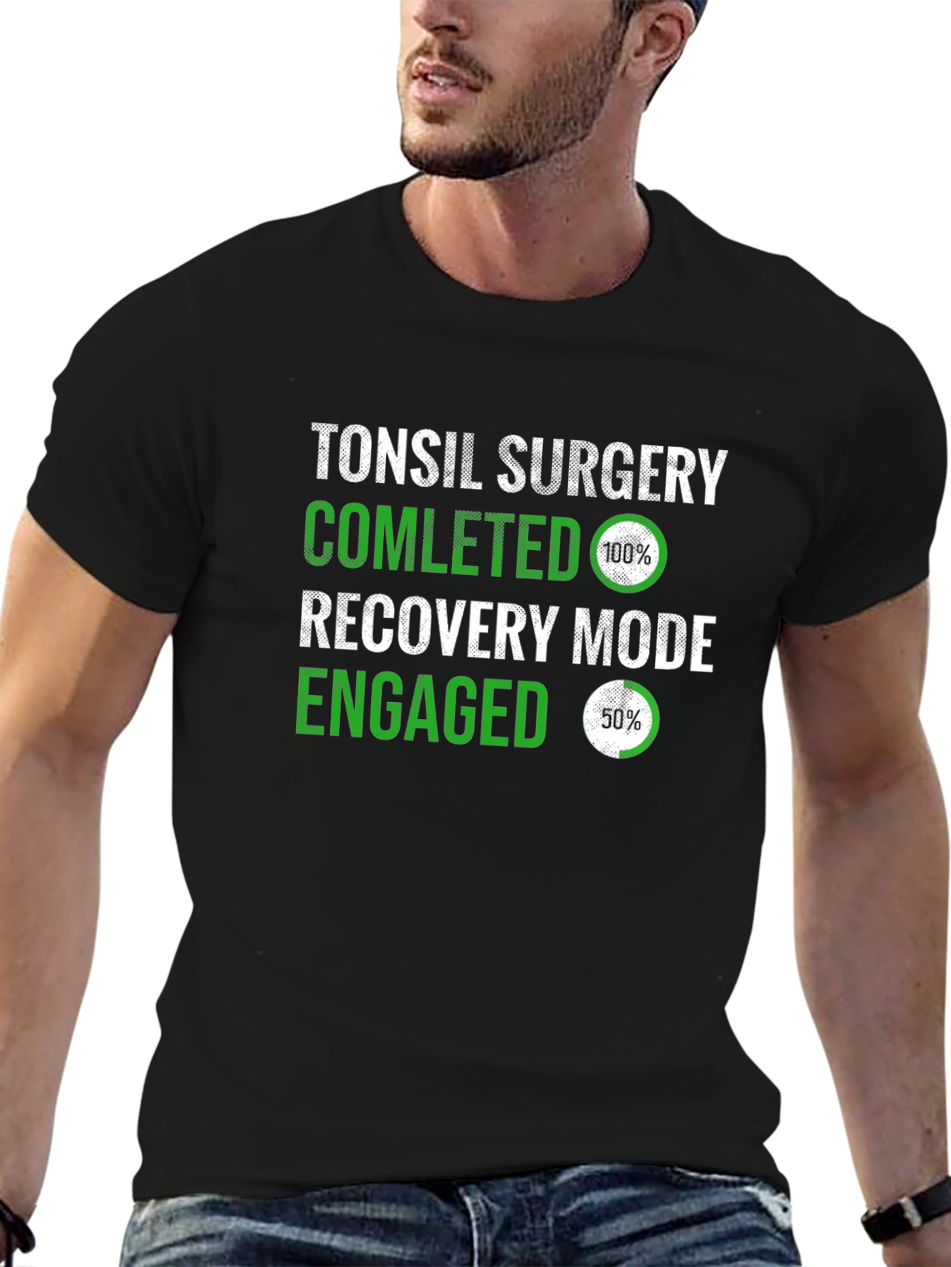 Tonsil Surgery Recovery Mode T-Shirt
