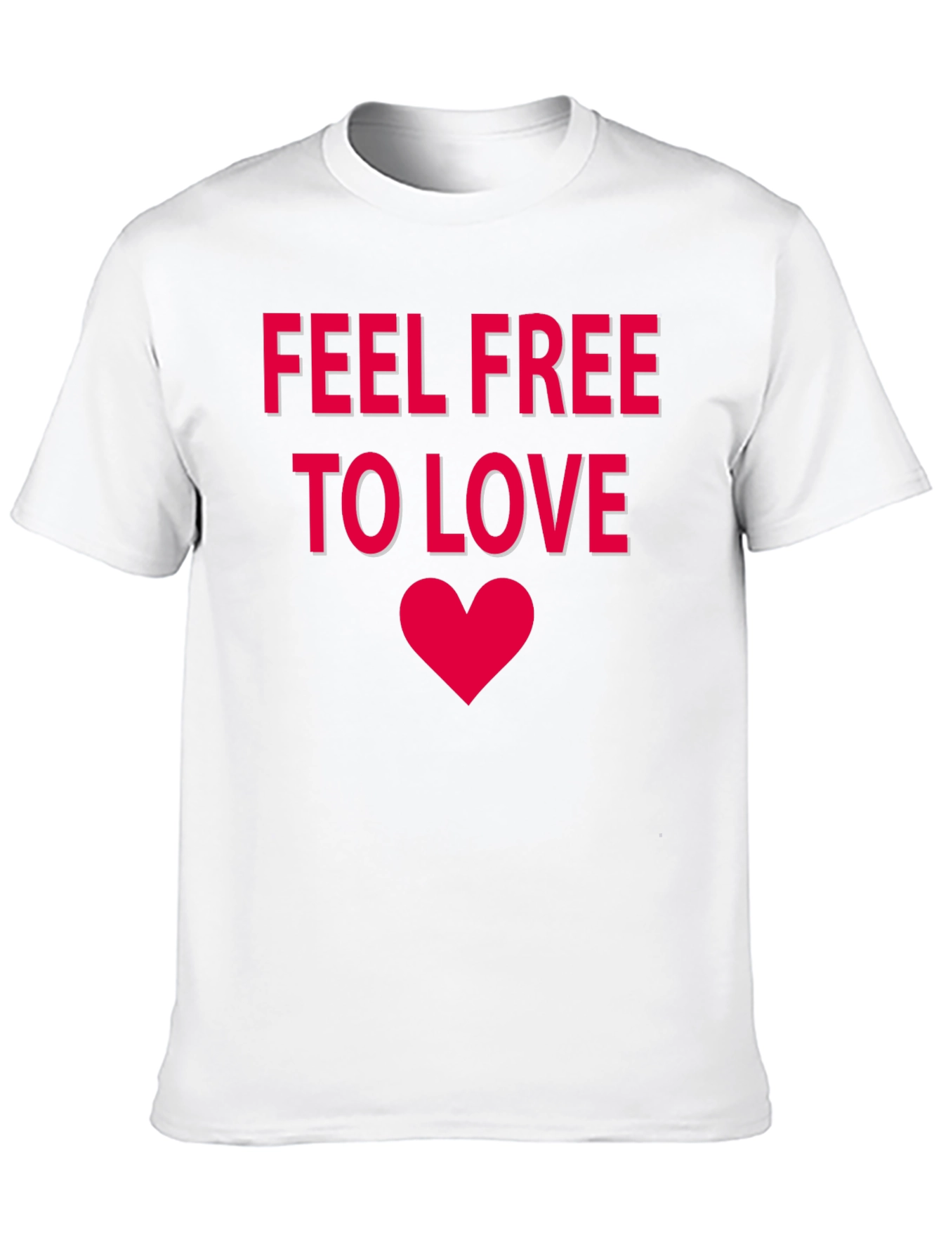 Feel Free To Love Black T-Shirt