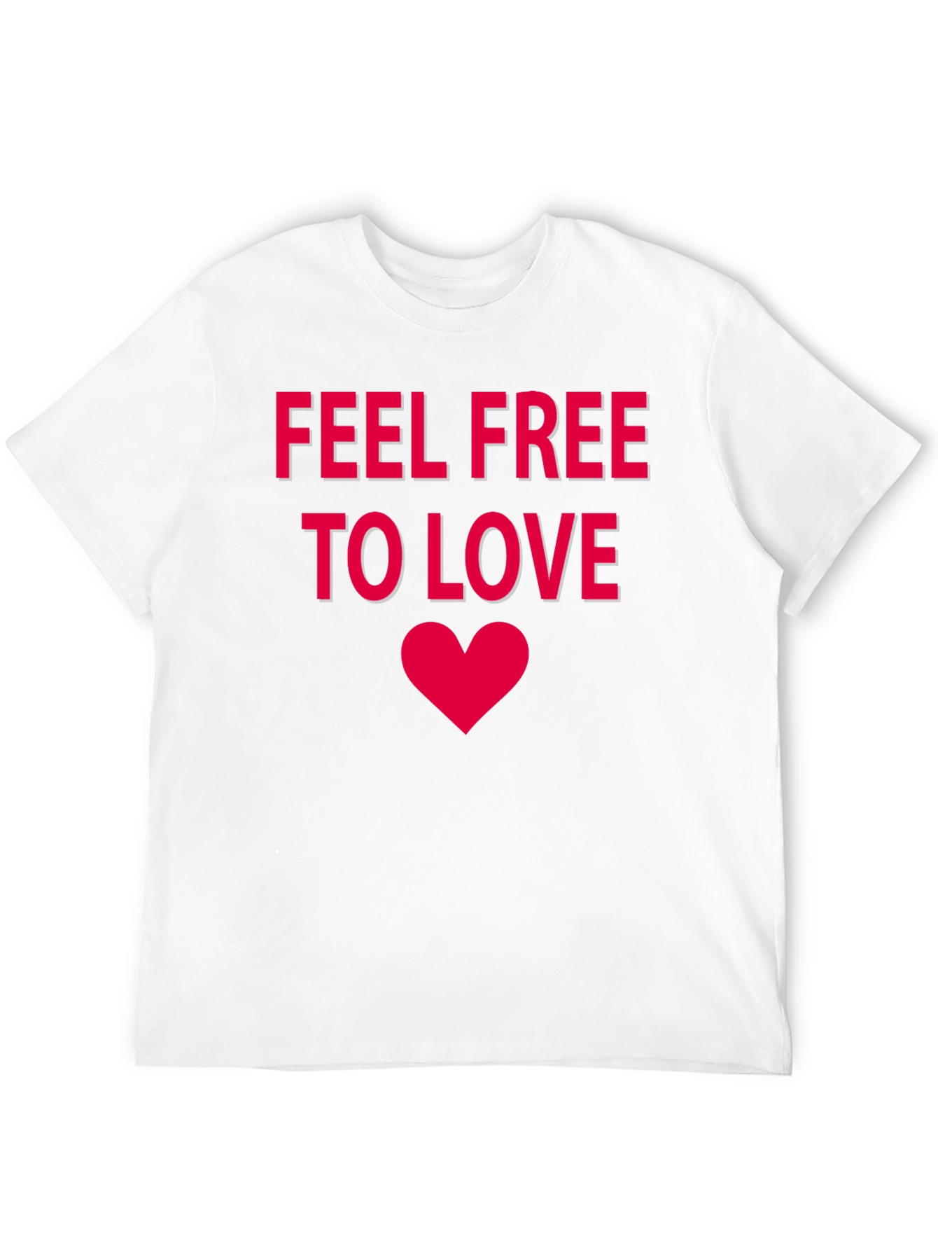 Feel Free To Love Black T-Shirt