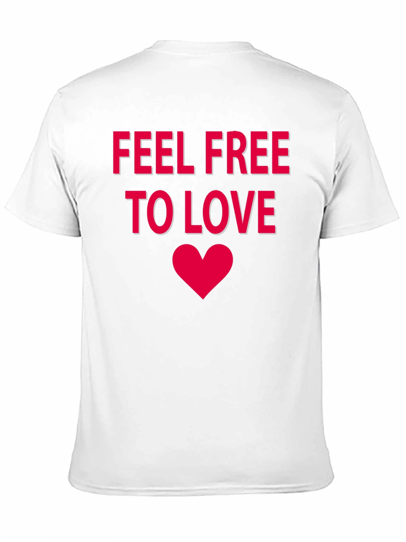 Feel Free To Love Black T-Shirt
