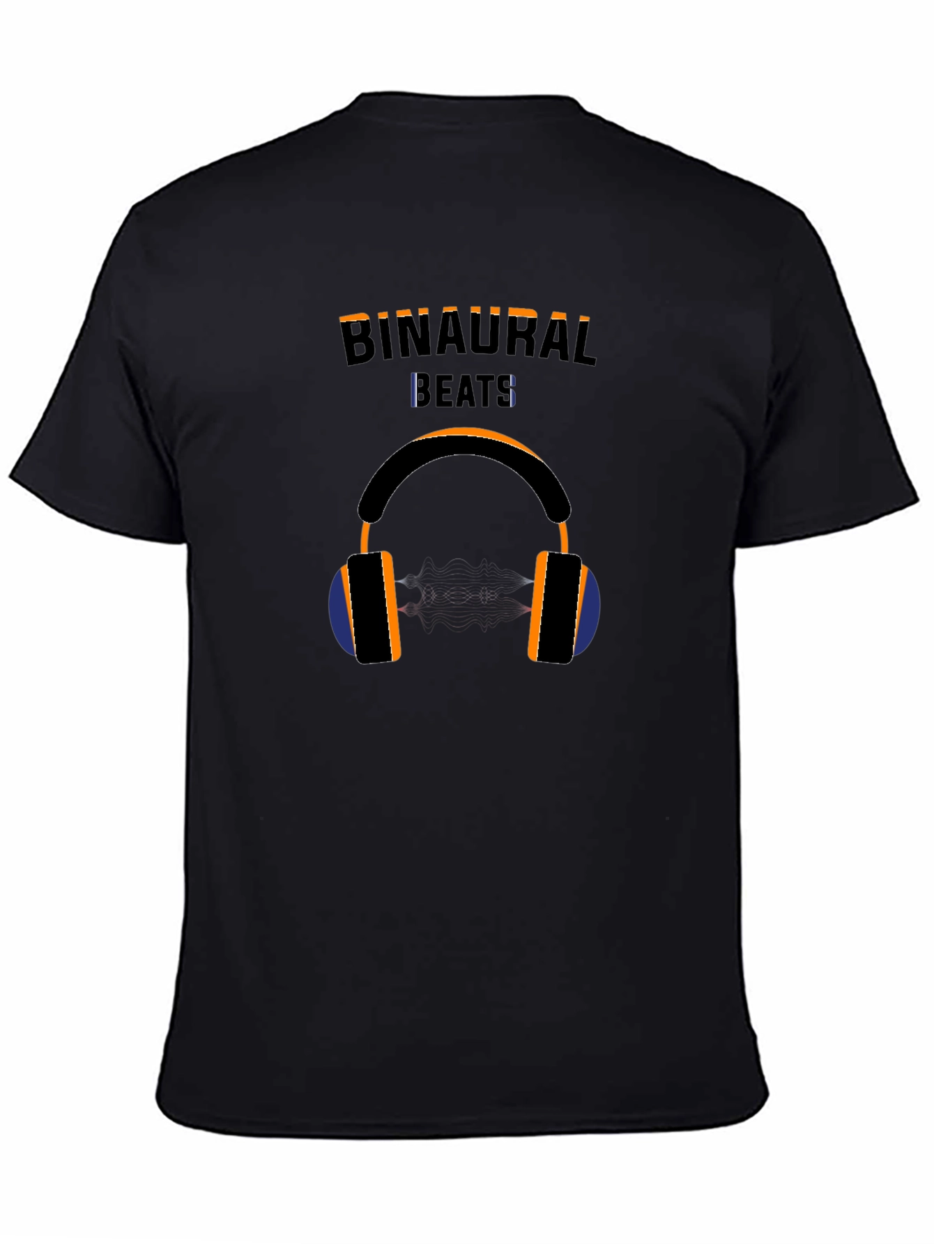 Binaural Beats Black T-Shirt - Music Lover Apparel