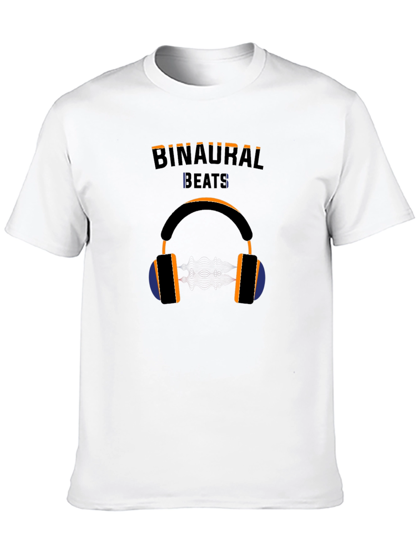 Binaural Beats Black T-Shirt - Music Lover Apparel