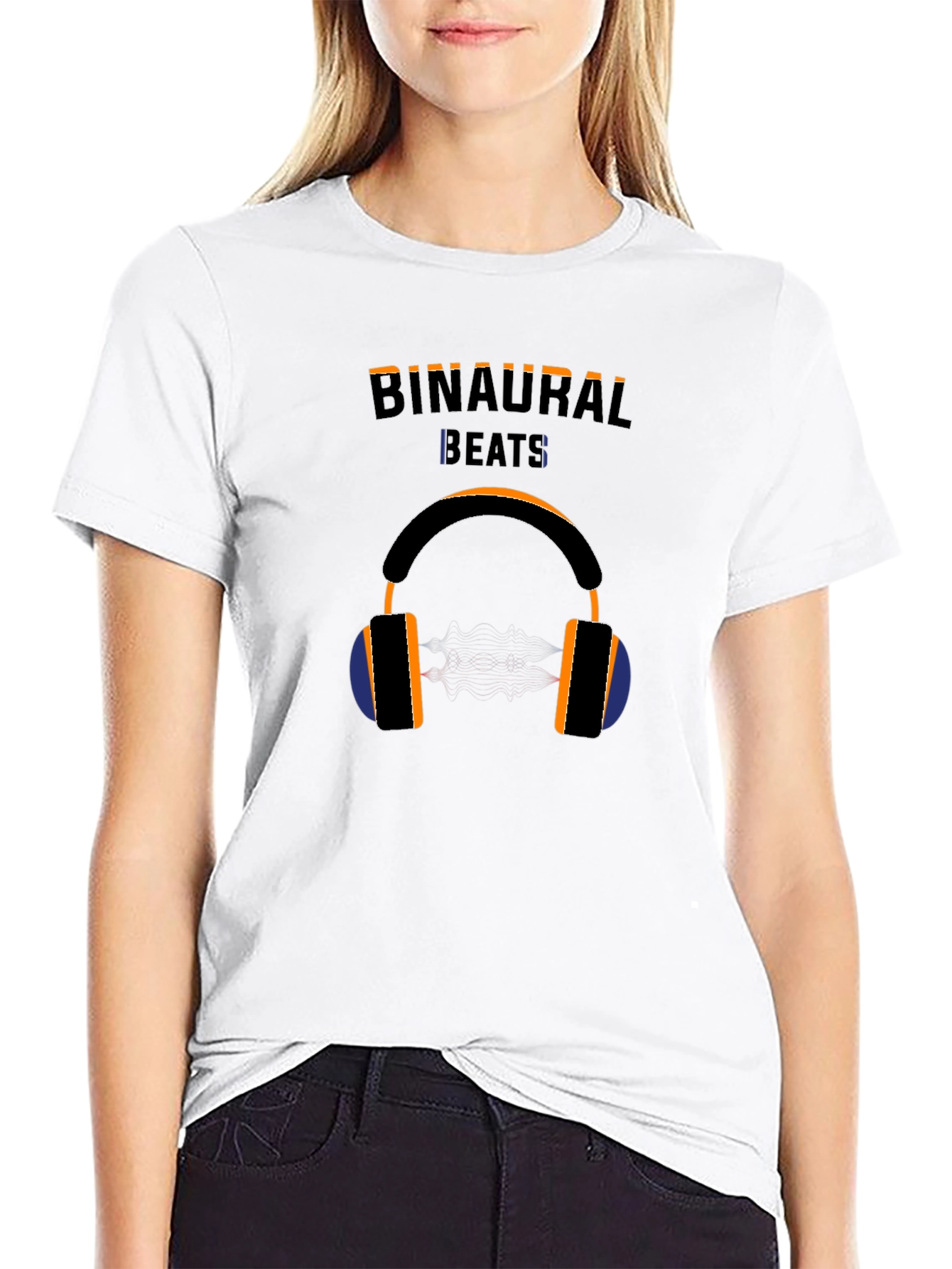 Binaural Beats Black T-Shirt - Music Lover Apparel