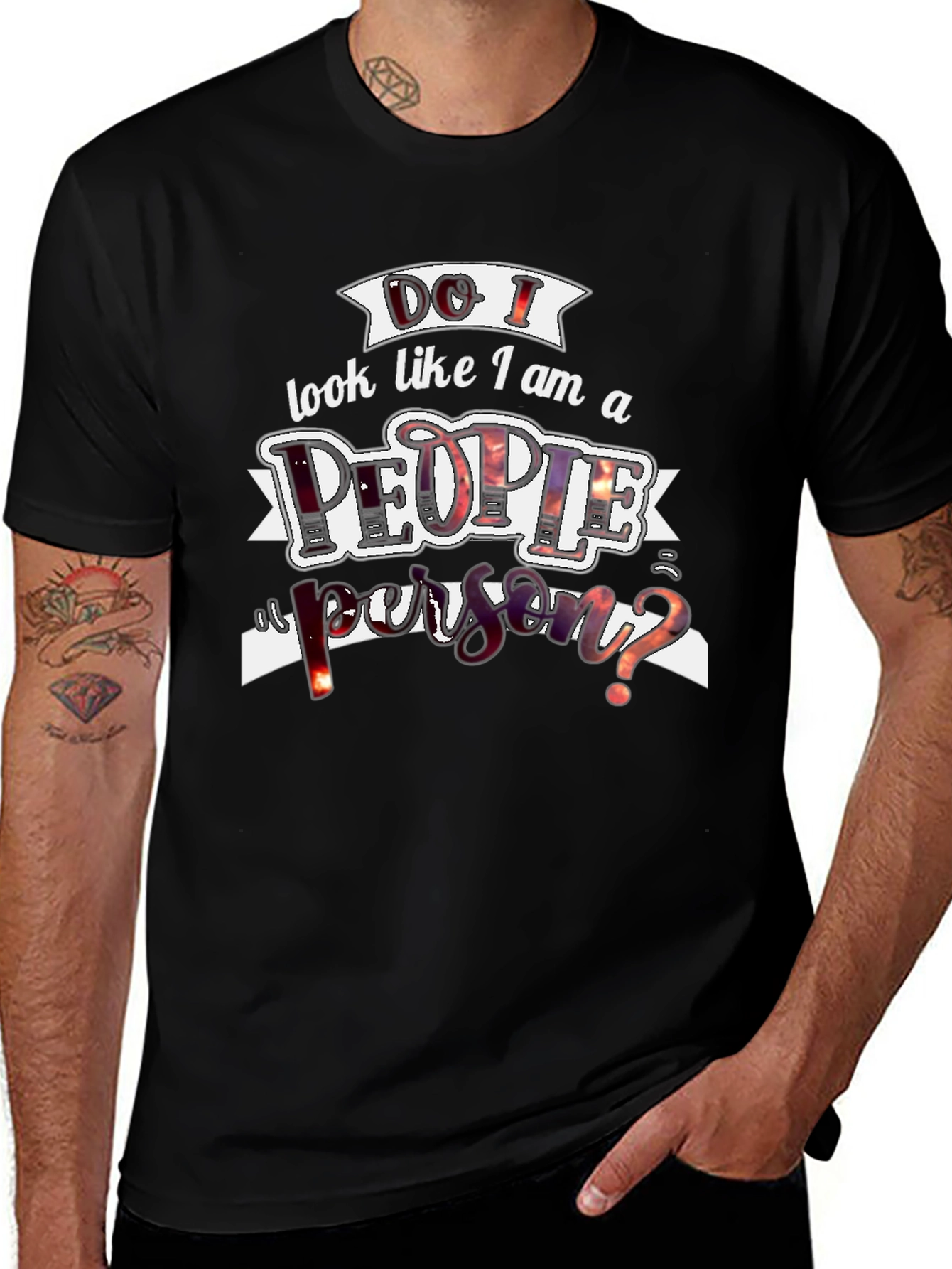 Do I Look Like a People Person? Graphic Tee