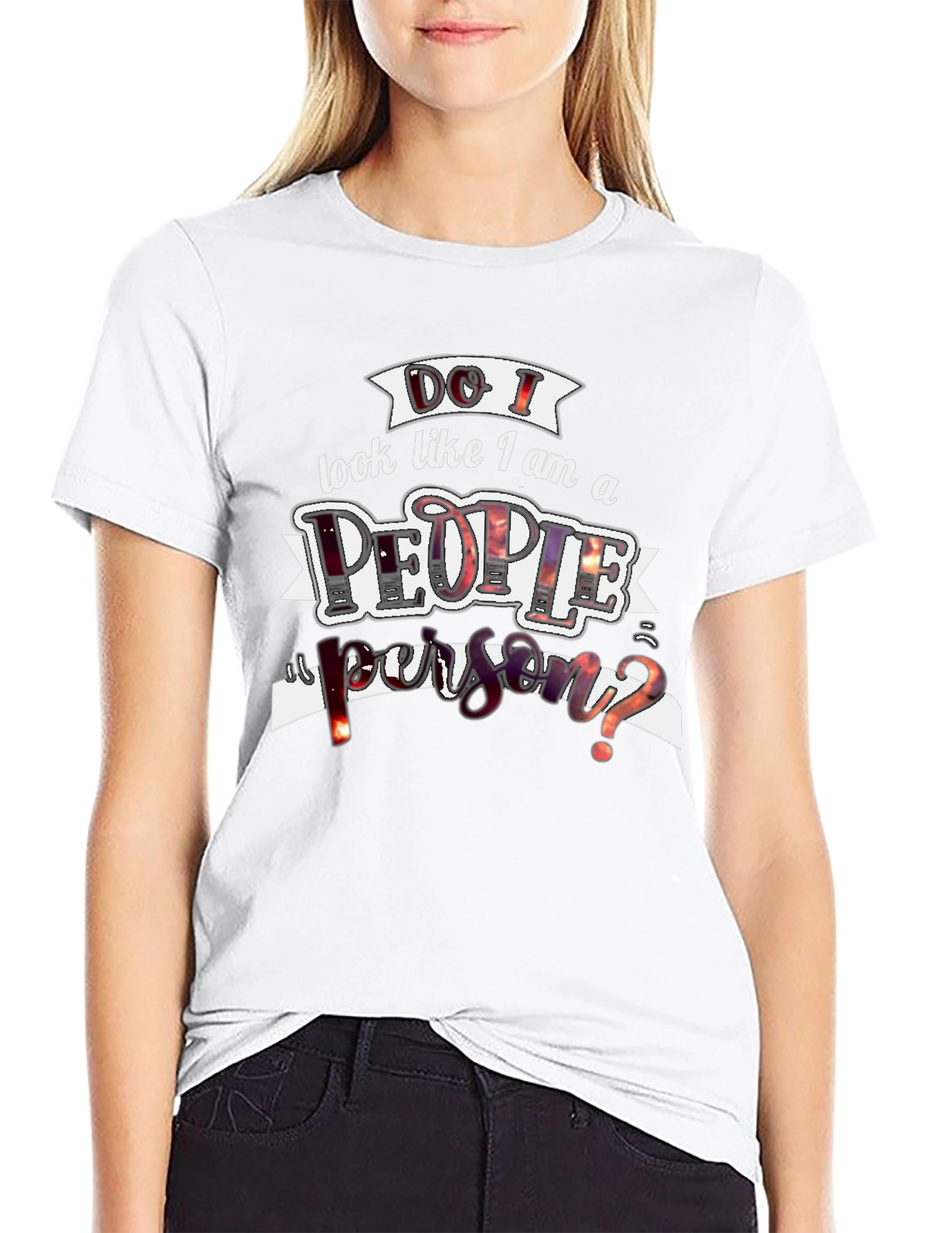 Do I Look Like a People Person? Graphic Tee
