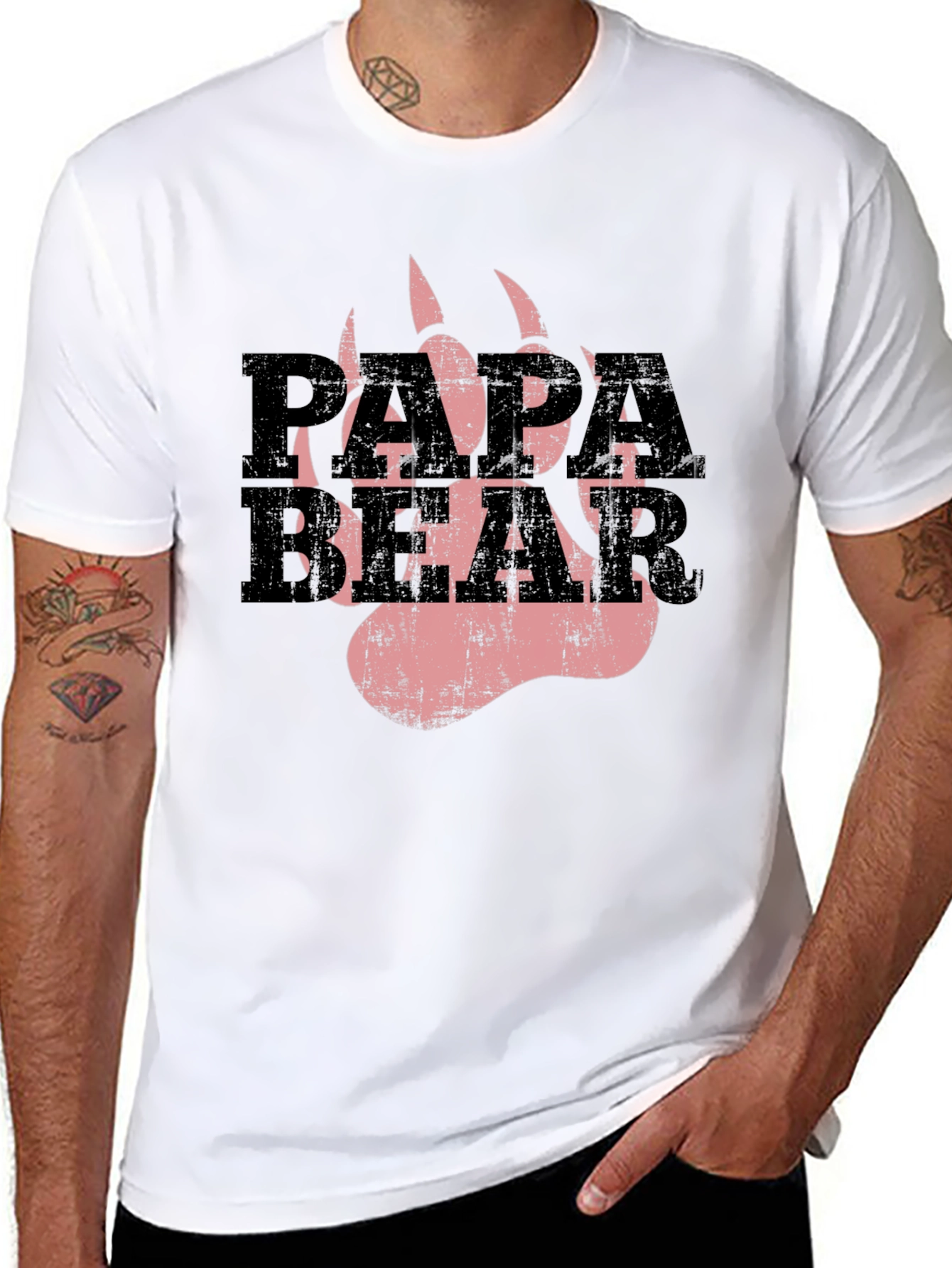 Papa Bear T-Shirt - Fathers Day Gift