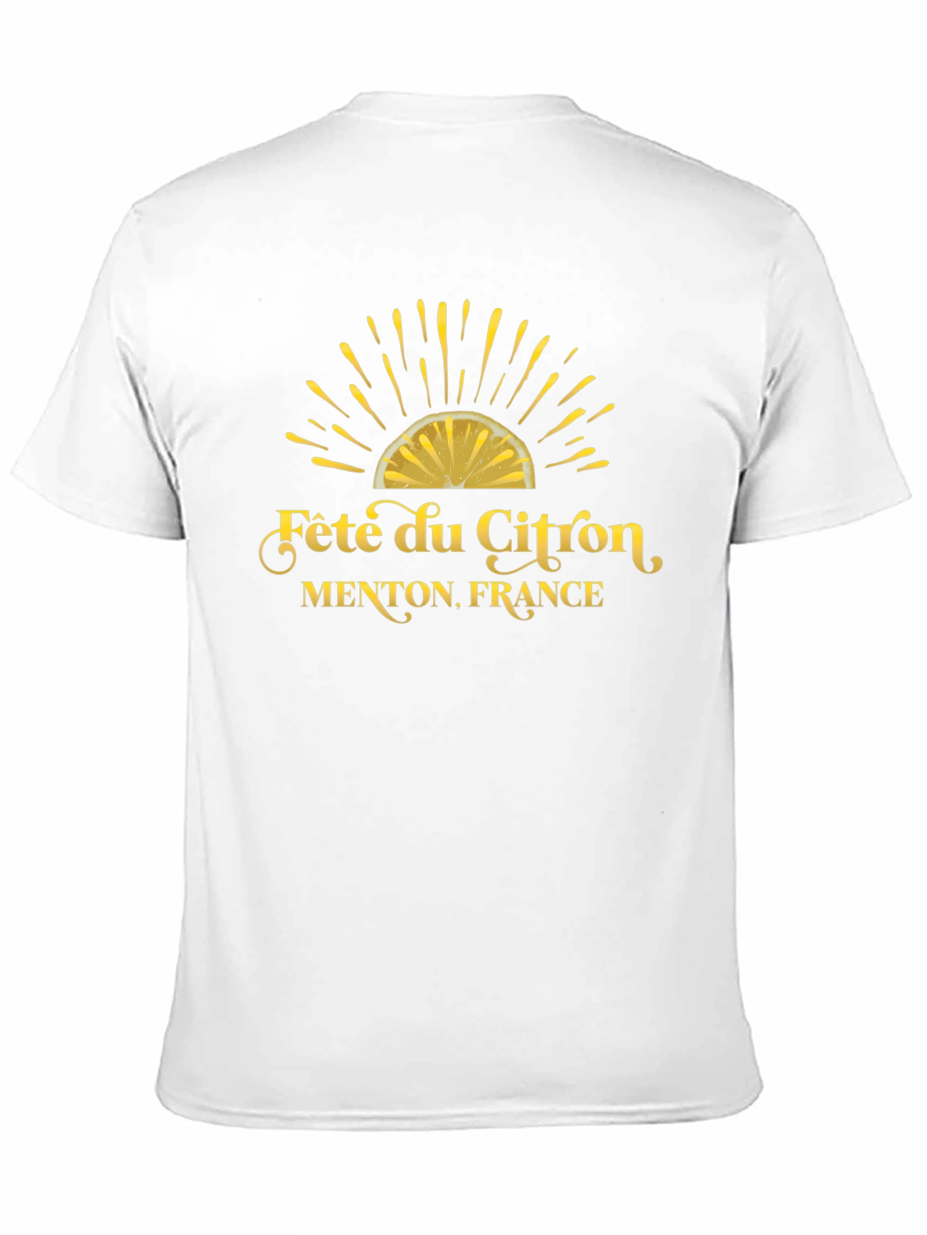 Fete du Citron T-Shirt - Menton France Lemon Festival