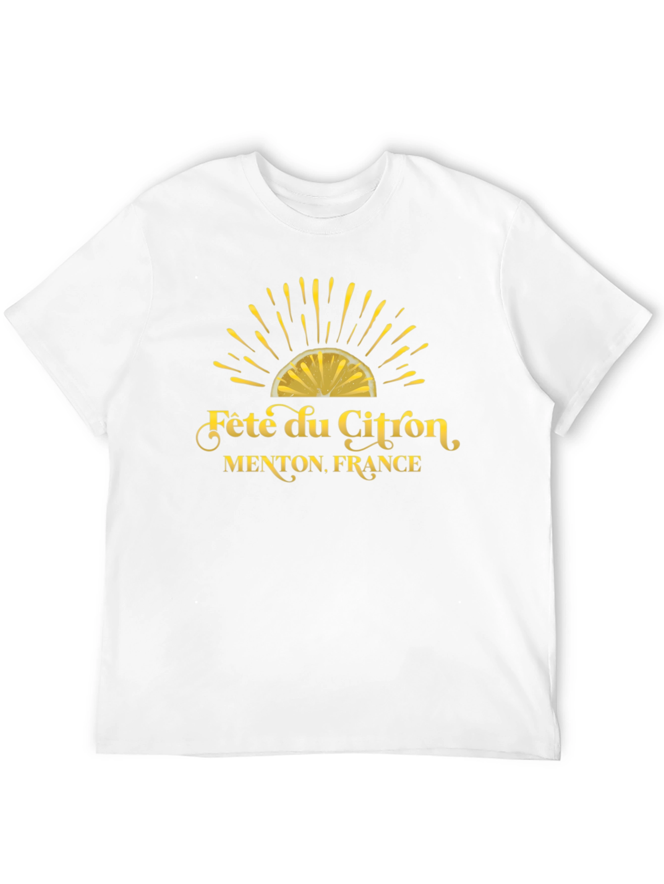 Fete du Citron T-Shirt - Menton France Lemon Festival