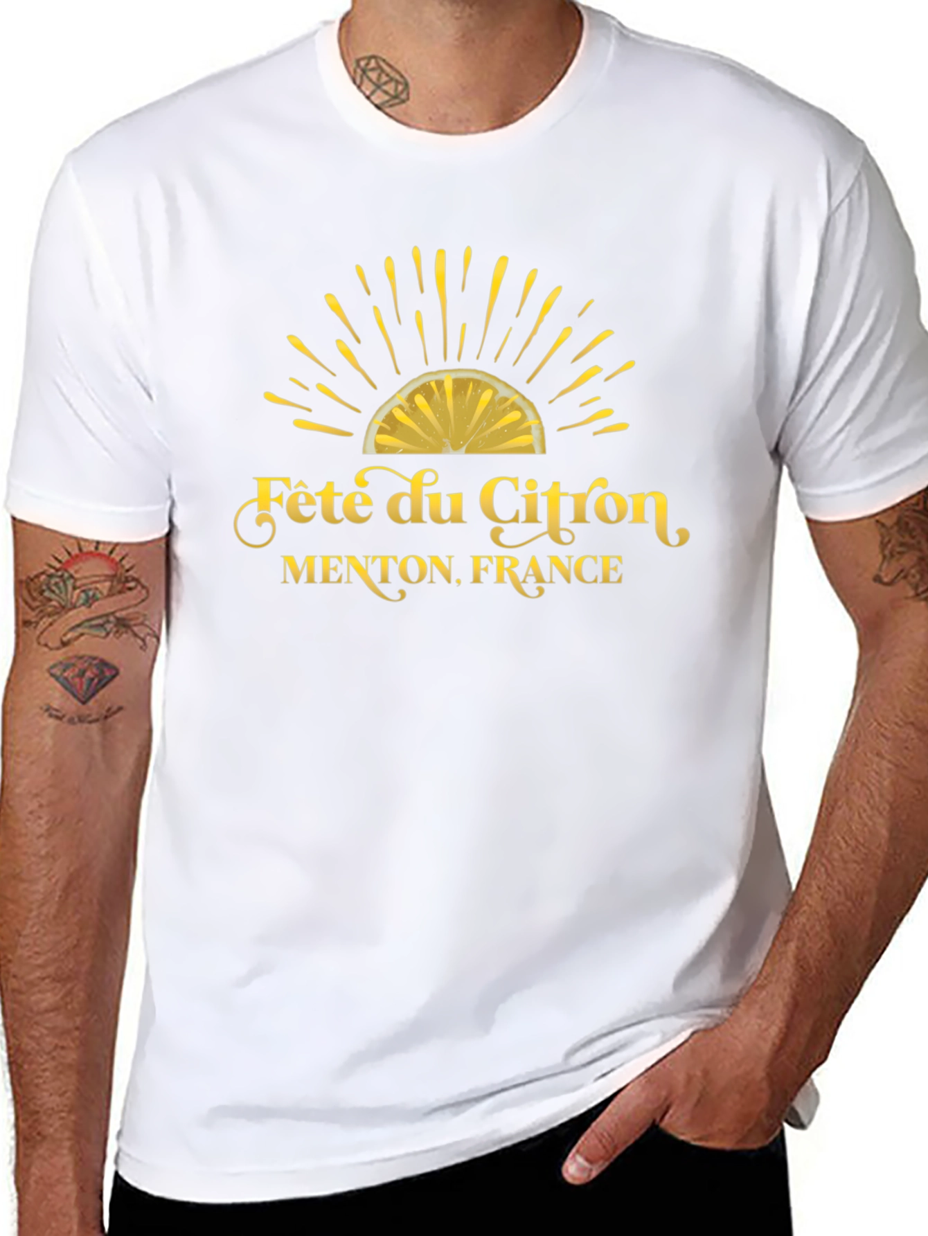 Fete du Citron T-Shirt - Menton France Lemon Festival