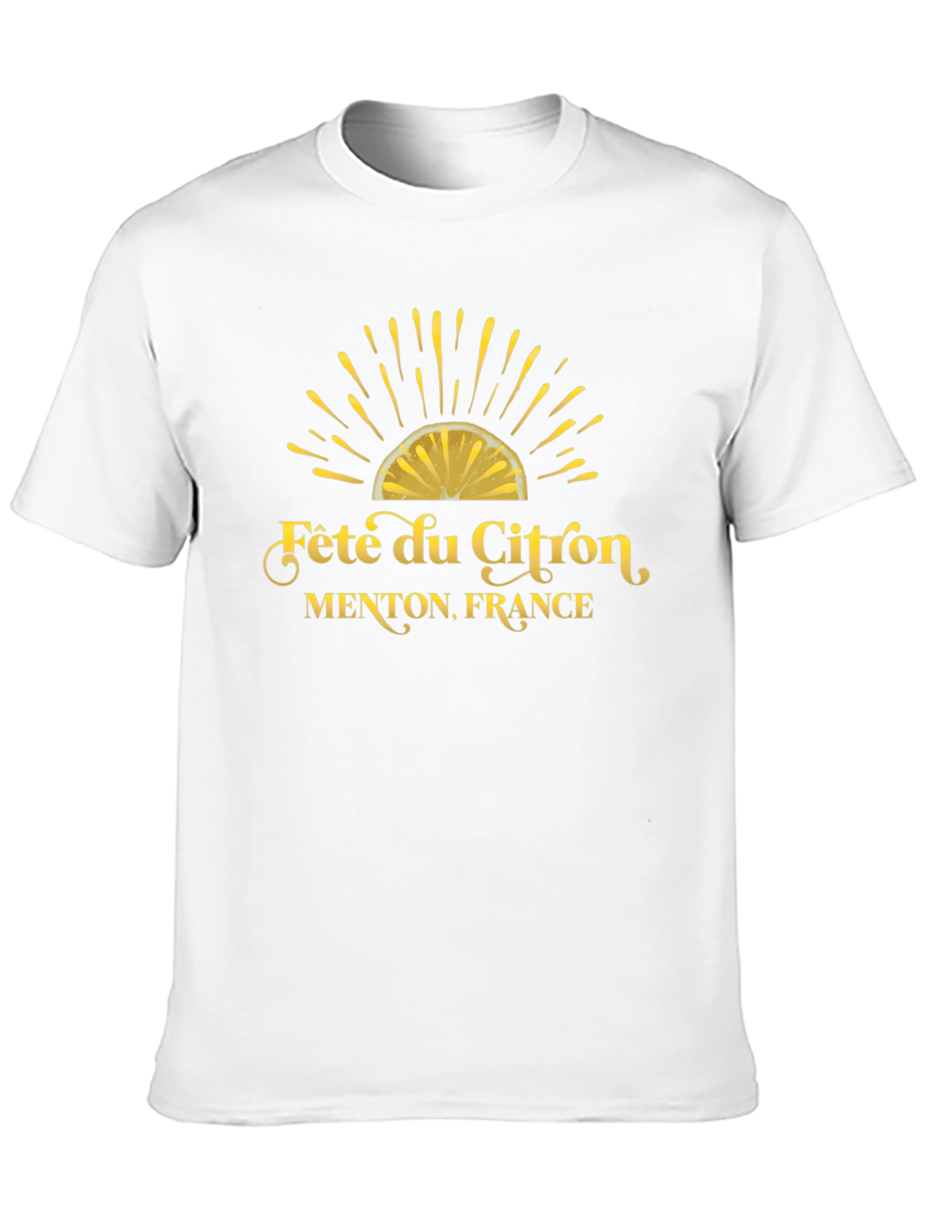 Fete du Citron T-Shirt - Menton France Lemon Festival