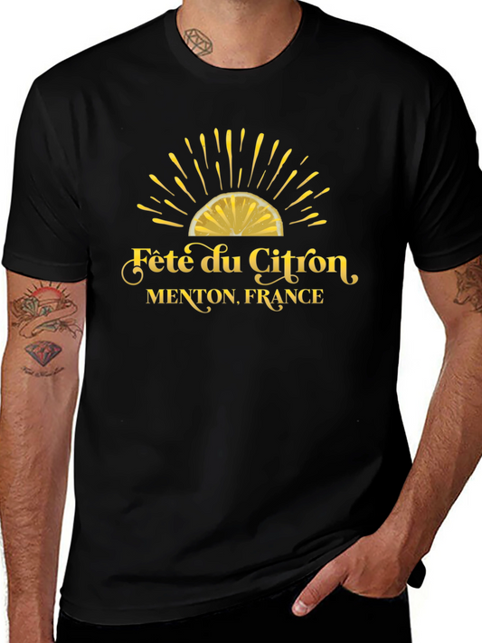 Fete du Citron T-Shirt - Menton France Lemon Festival