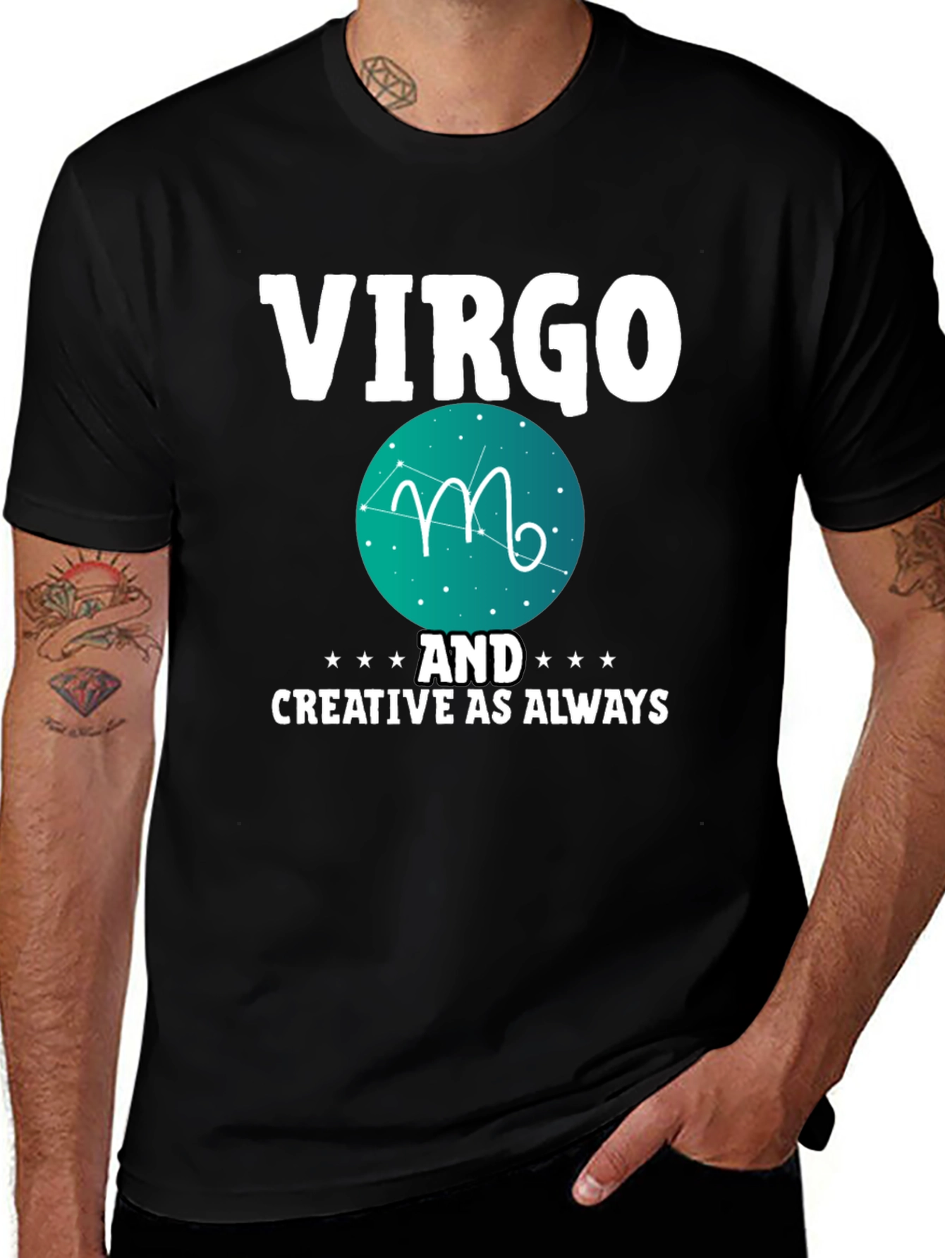 Virgo Zodiac Sign Graphic T-Shirt