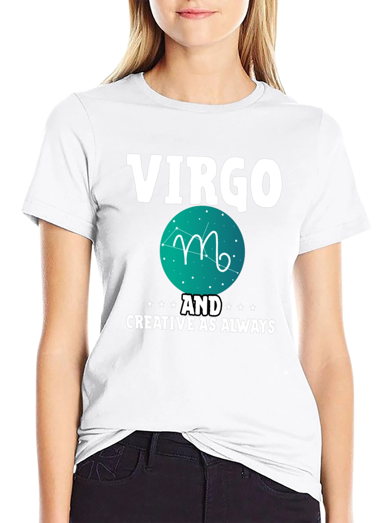 Virgo Zodiac Sign Graphic T-Shirt