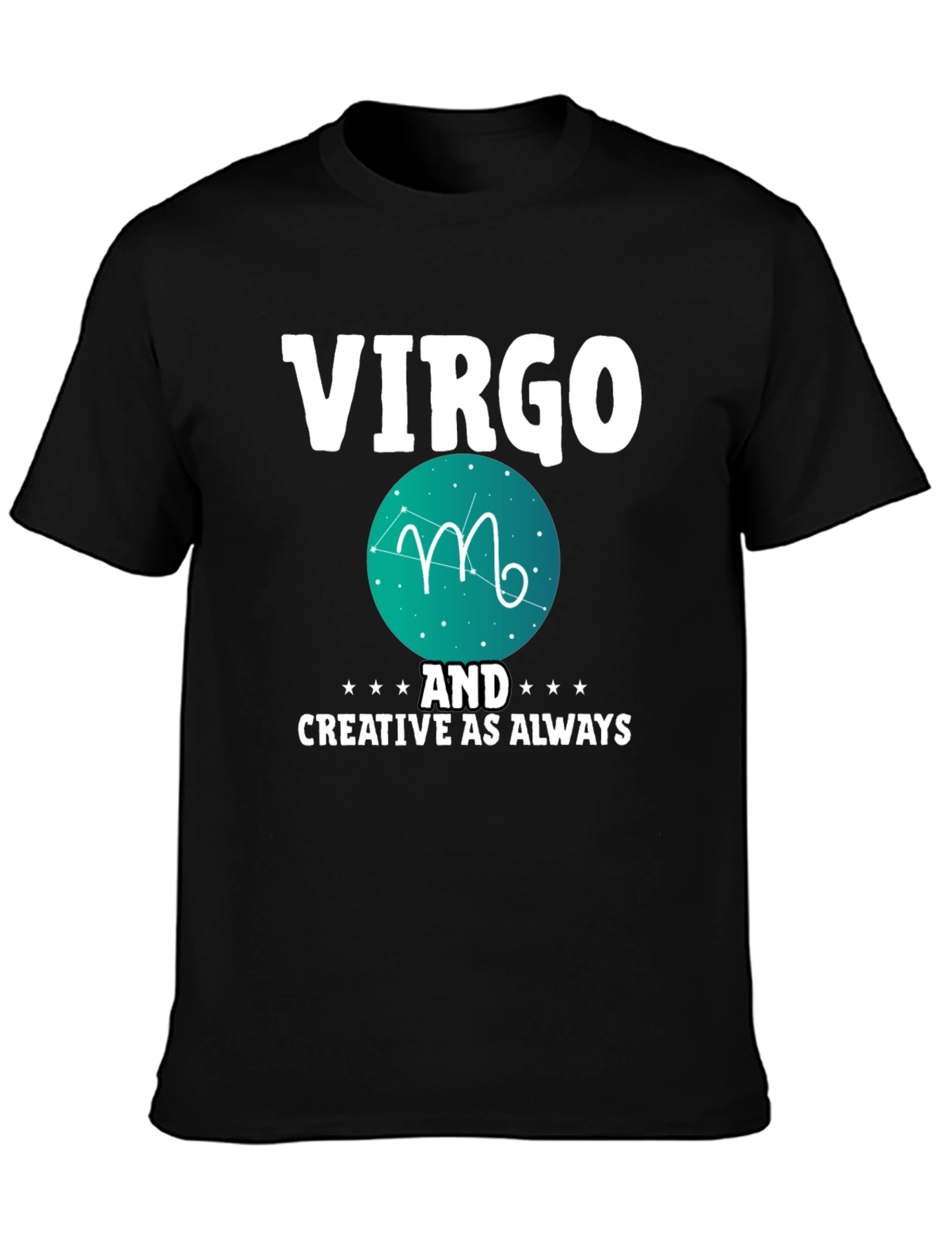 Virgo Zodiac Sign Graphic T-Shirt
