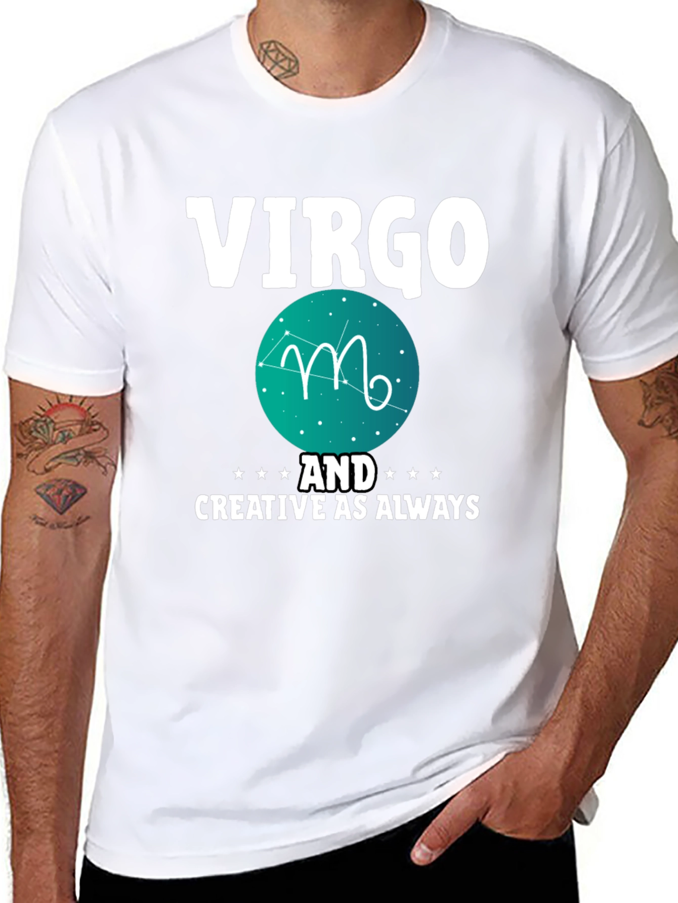 Virgo Zodiac Sign Graphic T-Shirt