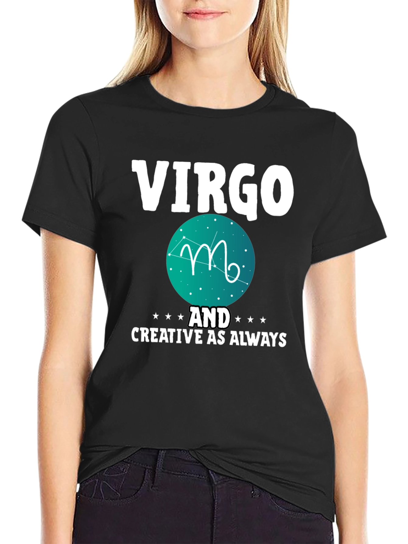 Virgo Zodiac Sign Graphic T-Shirt