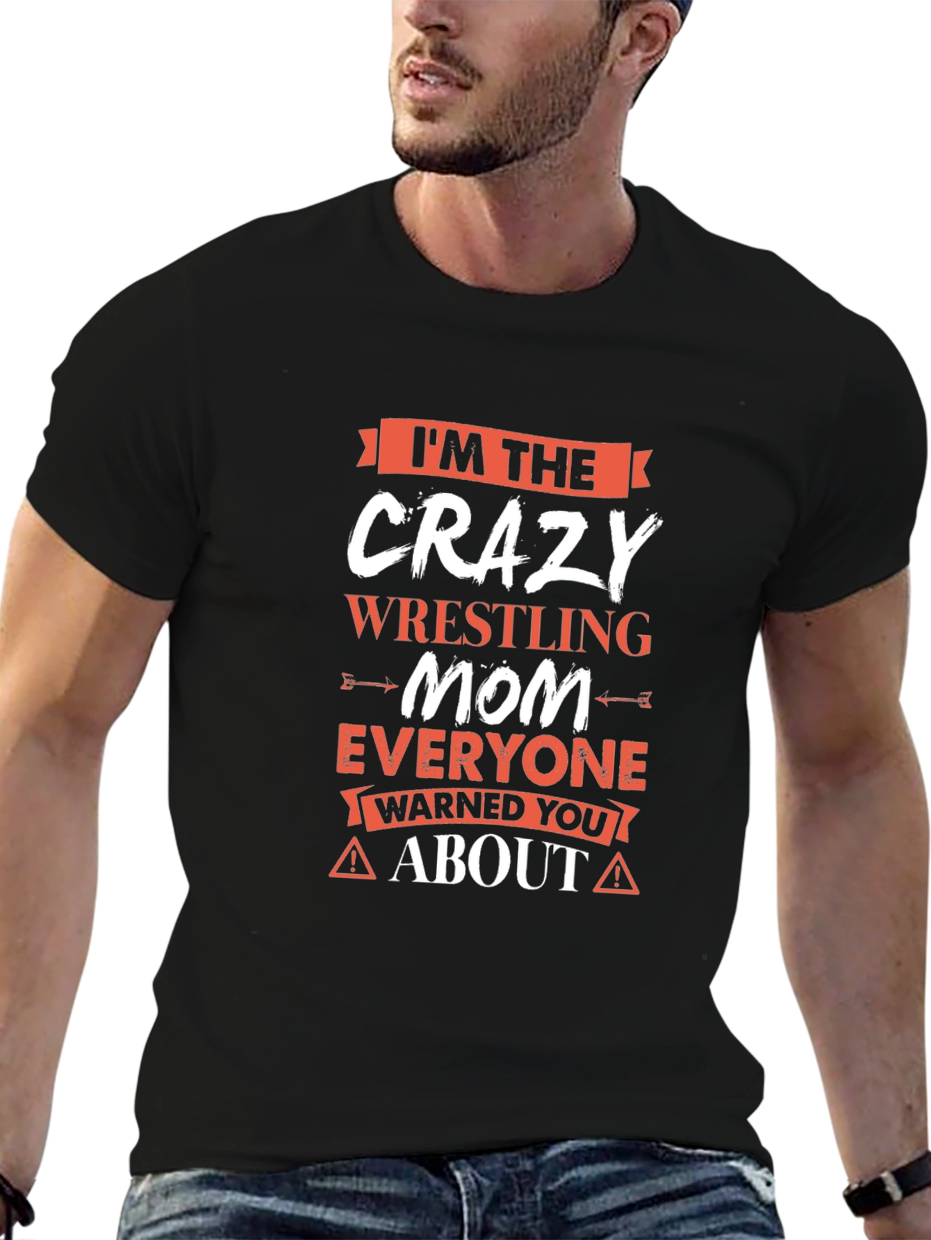 Crazy Wrestling Mom T-Shirt - Funny Mothers Day Gift