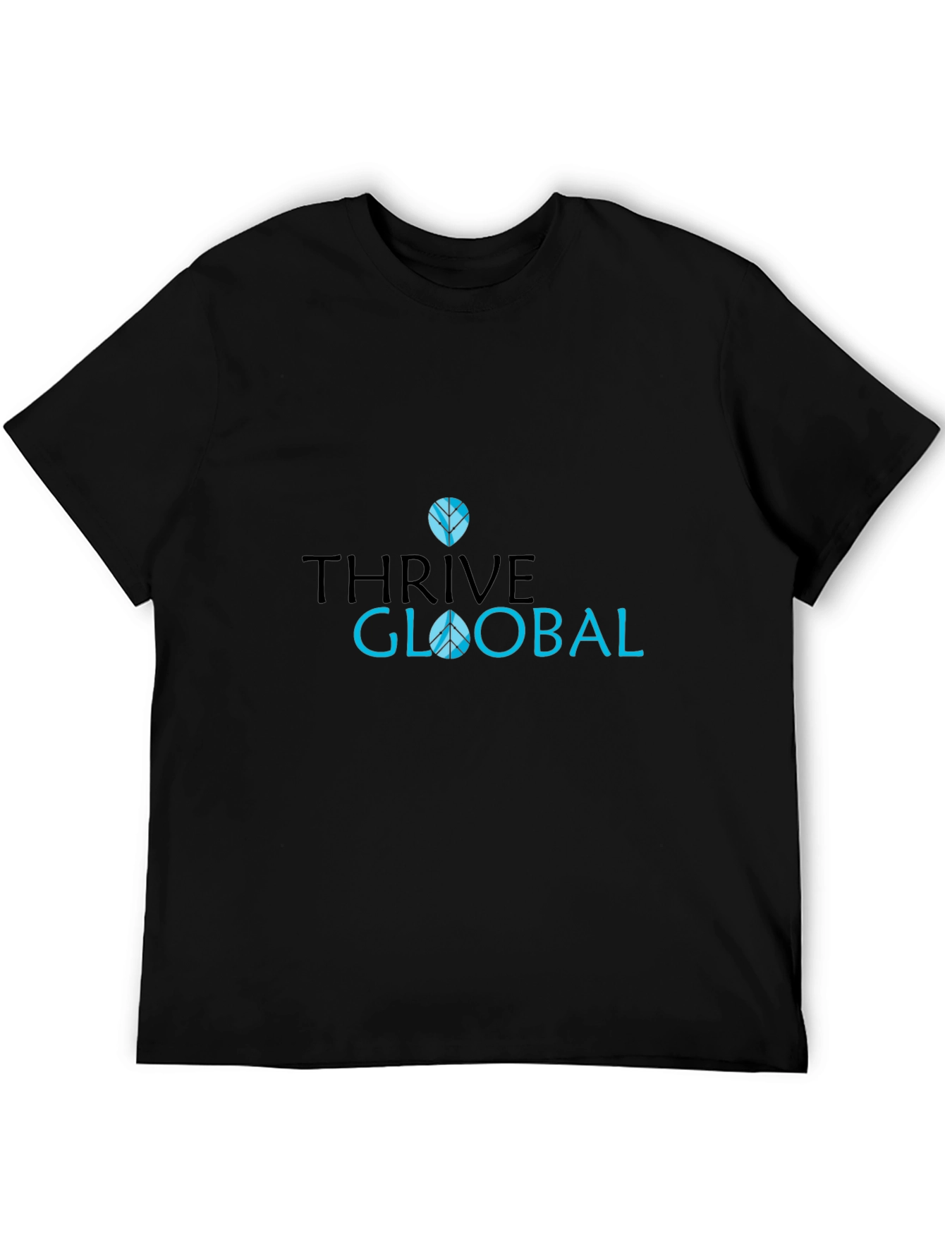 Thrive Global Black T-Shirt: Stylish & Comfy Casual Wear