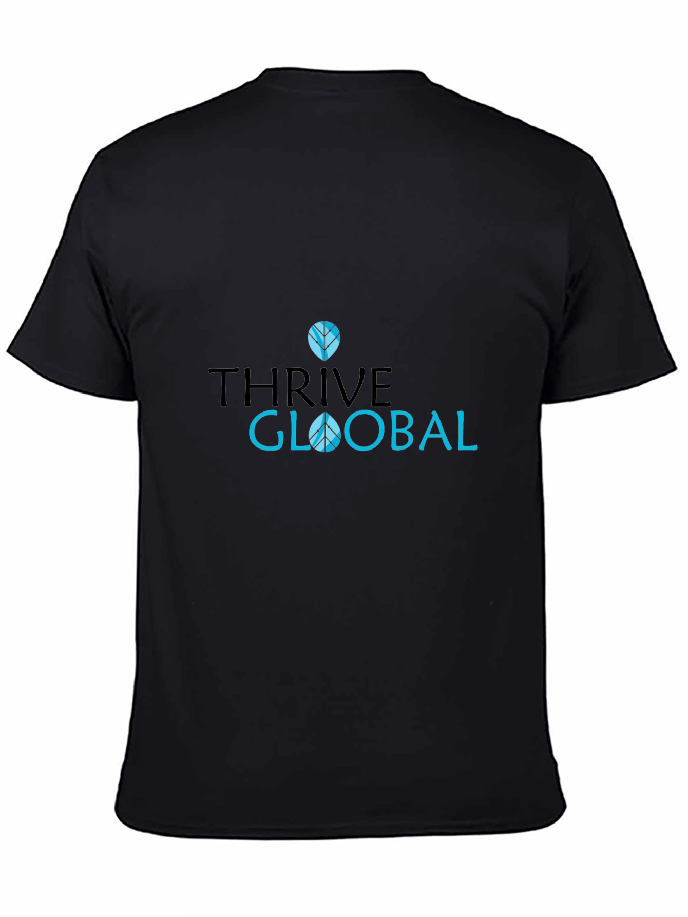 Thrive Global Black T-Shirt: Stylish & Comfy Casual Wear
